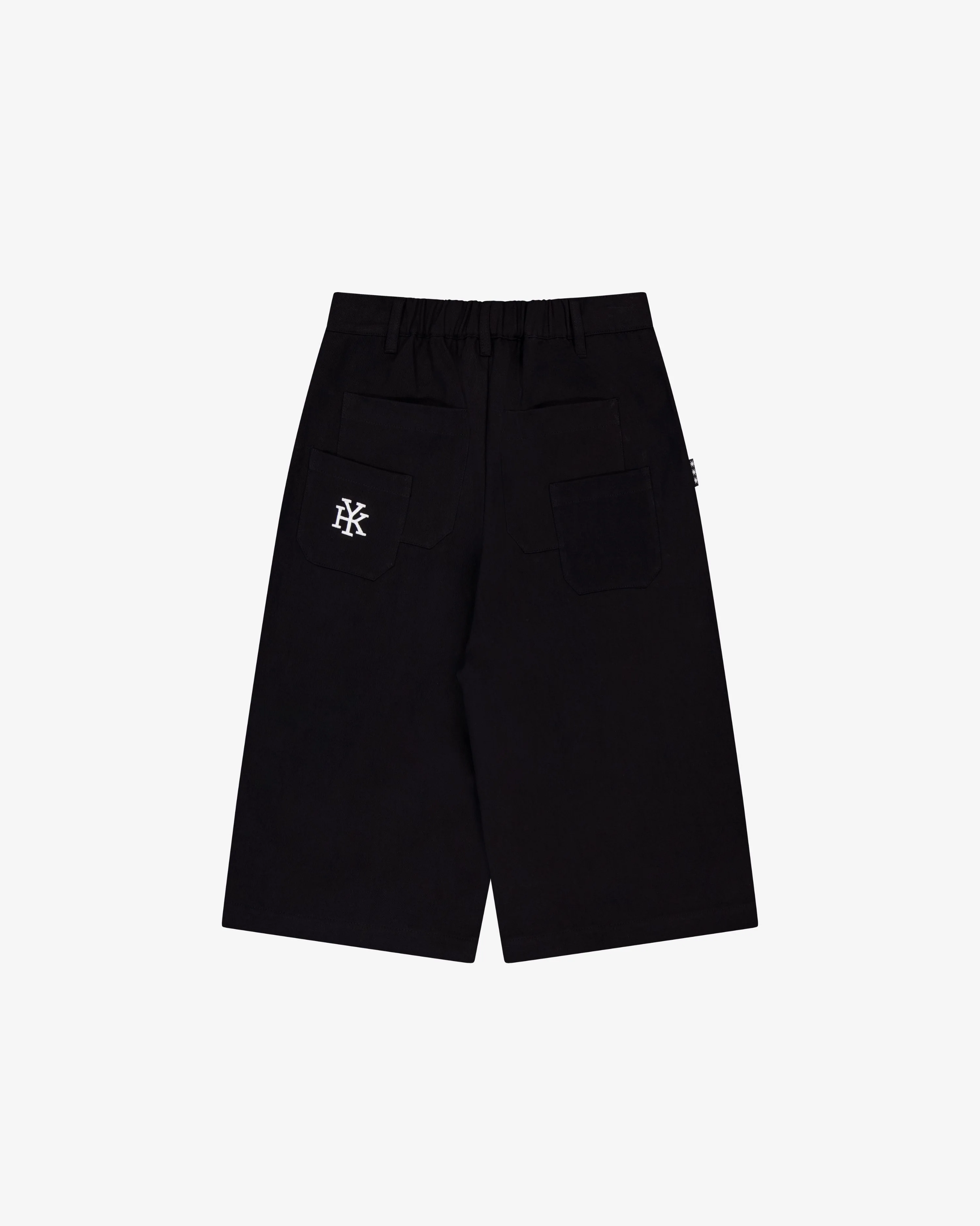 Double Pleated Shorts | Black - Image 2