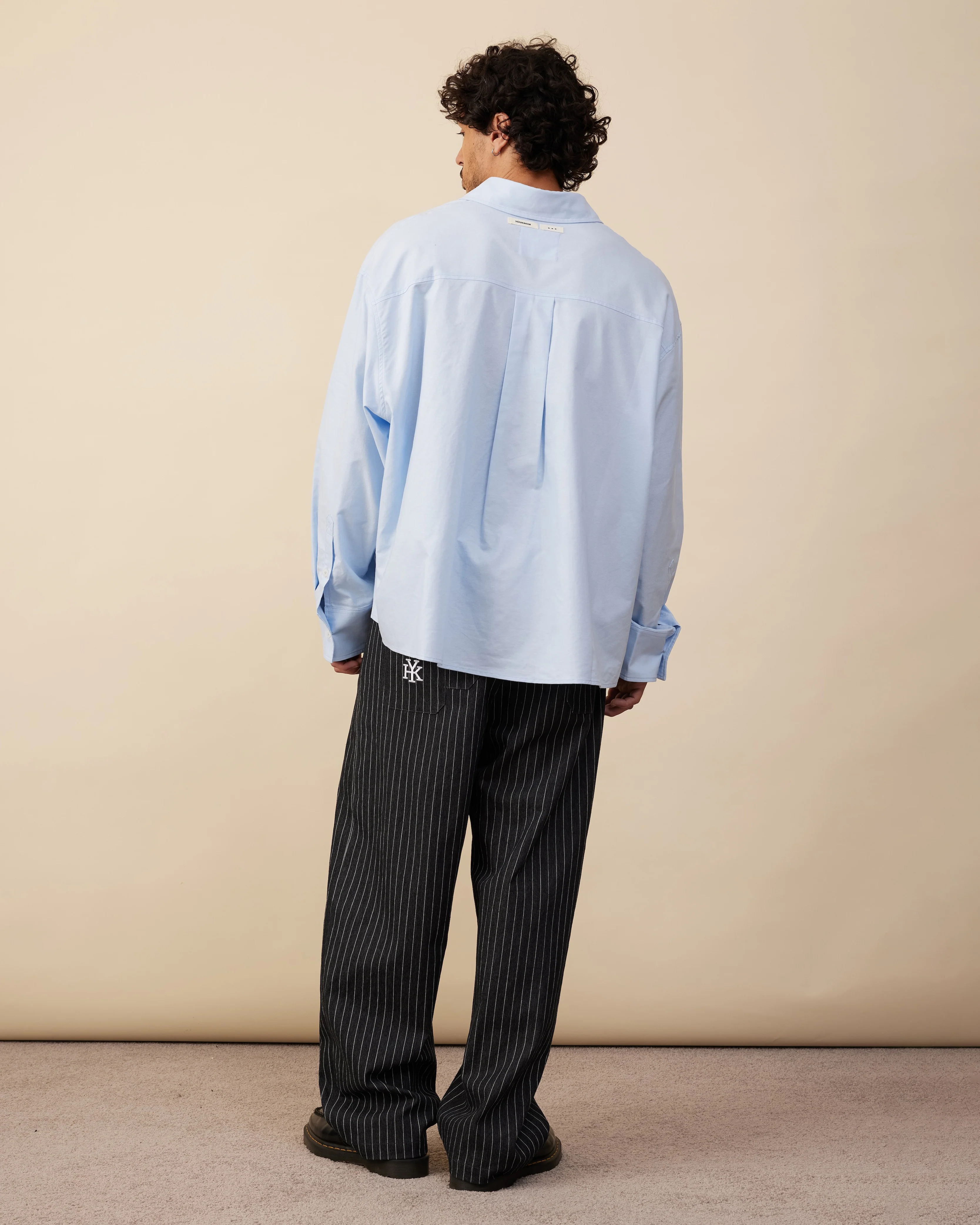Double Pocket Longsleeve Shirt | Light Blue - Image 4
