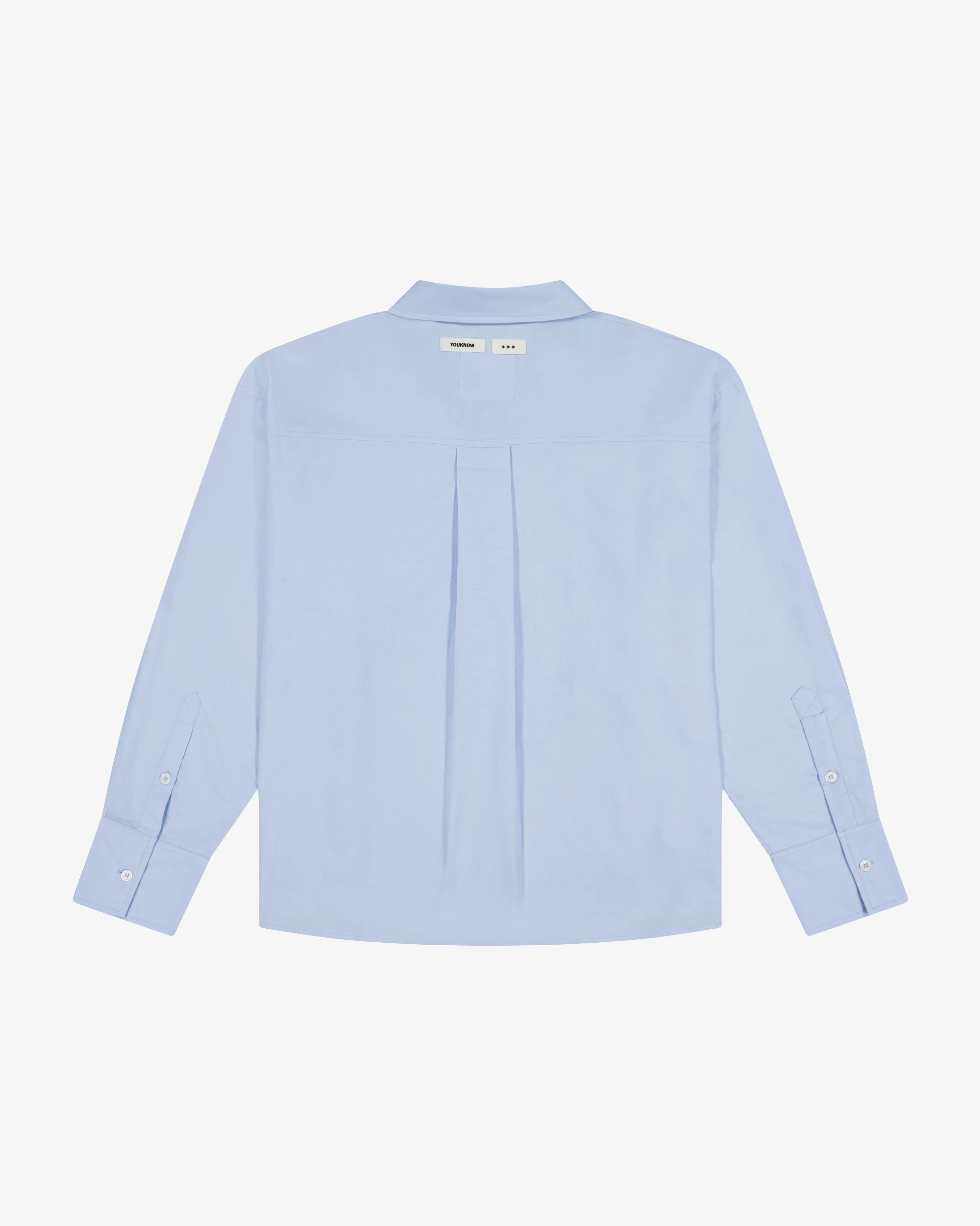 Double Pocket Longsleeve Shirt | Light Blue - Image 6