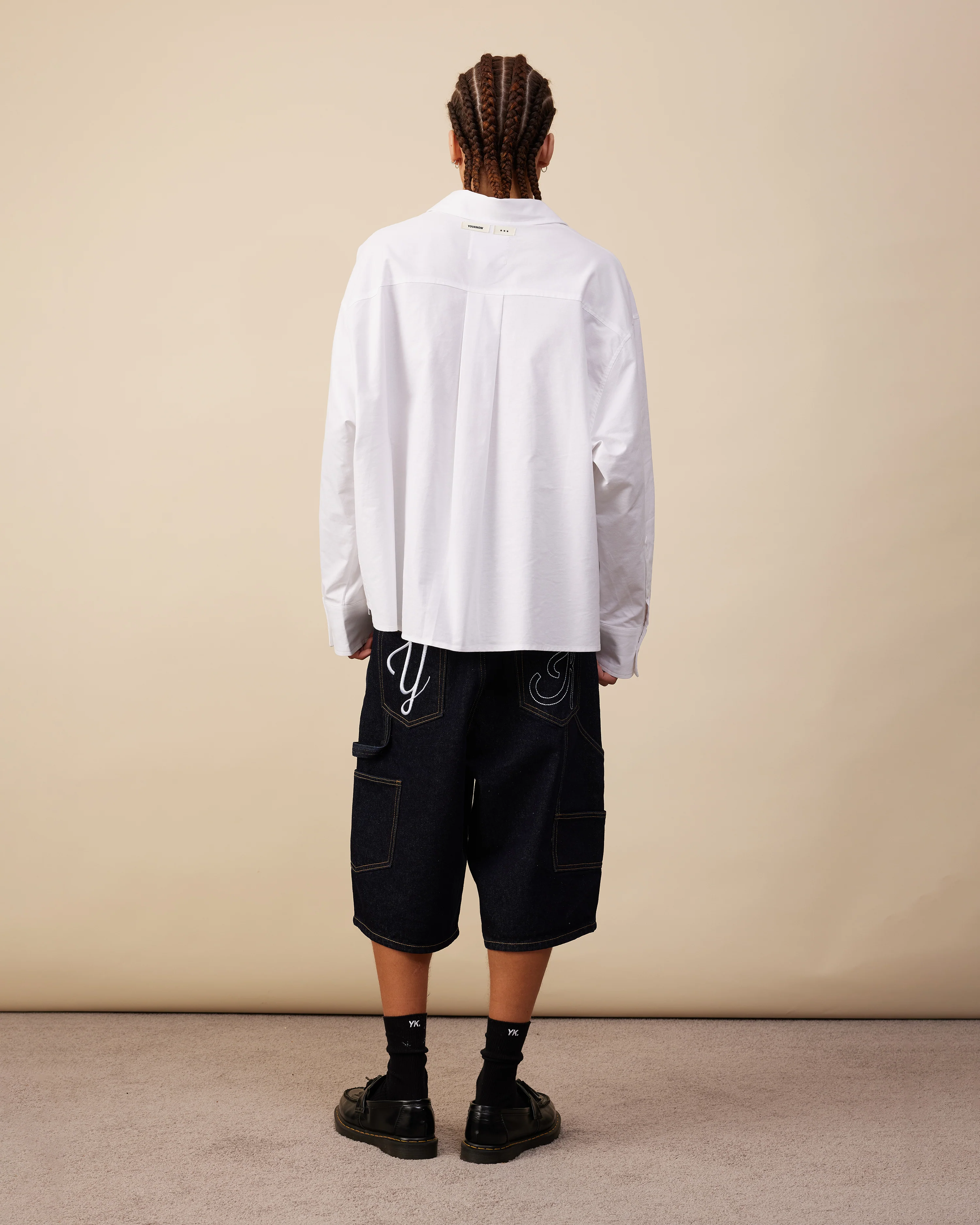 Double Pocket Longsleeve Shirt | White - Image 4