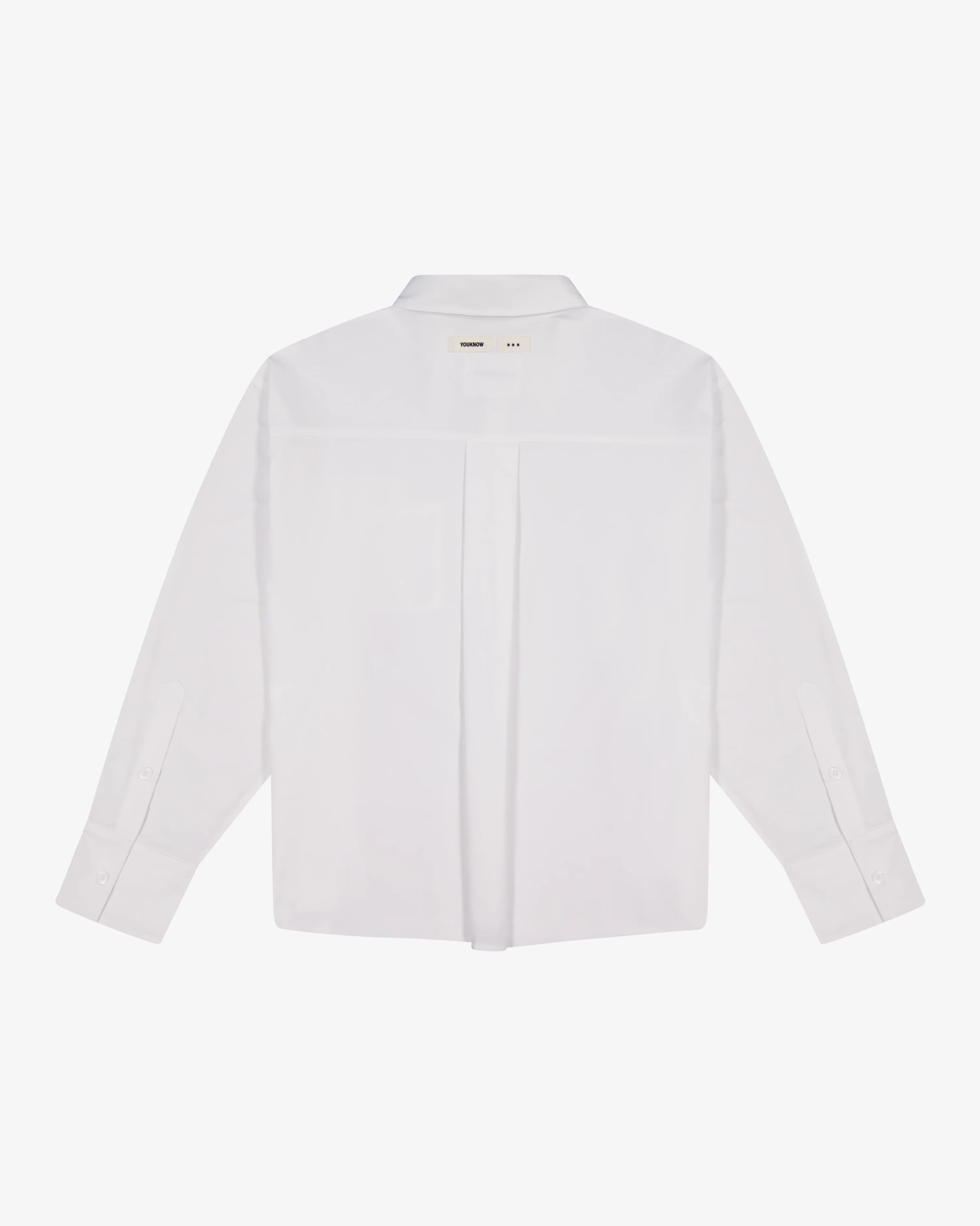 Double Pocket Longsleeve Shirt | White - Image 7