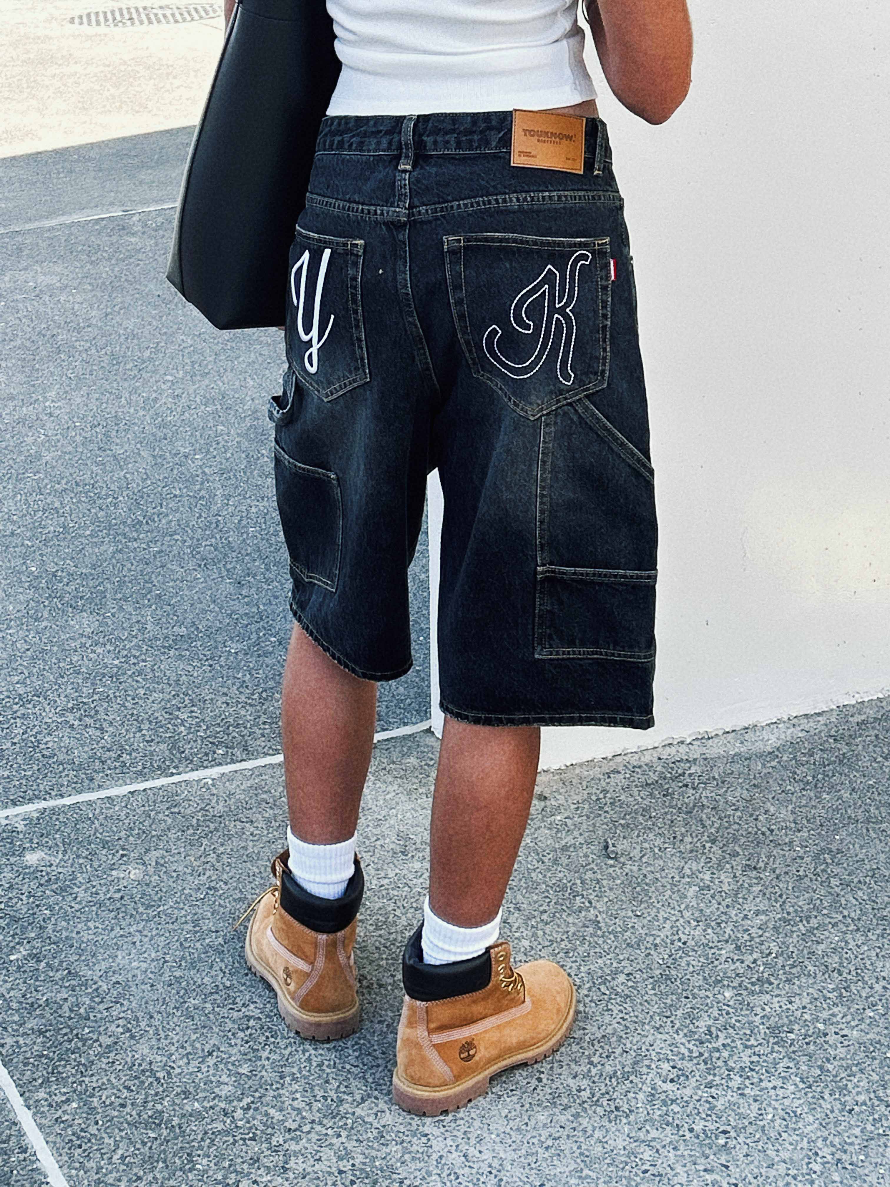 Denim Jorts | Black Wash - Image 6