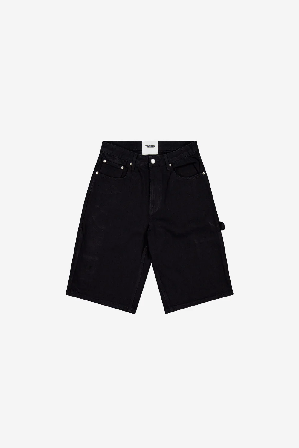 Denim Jorts | Black - Image 2