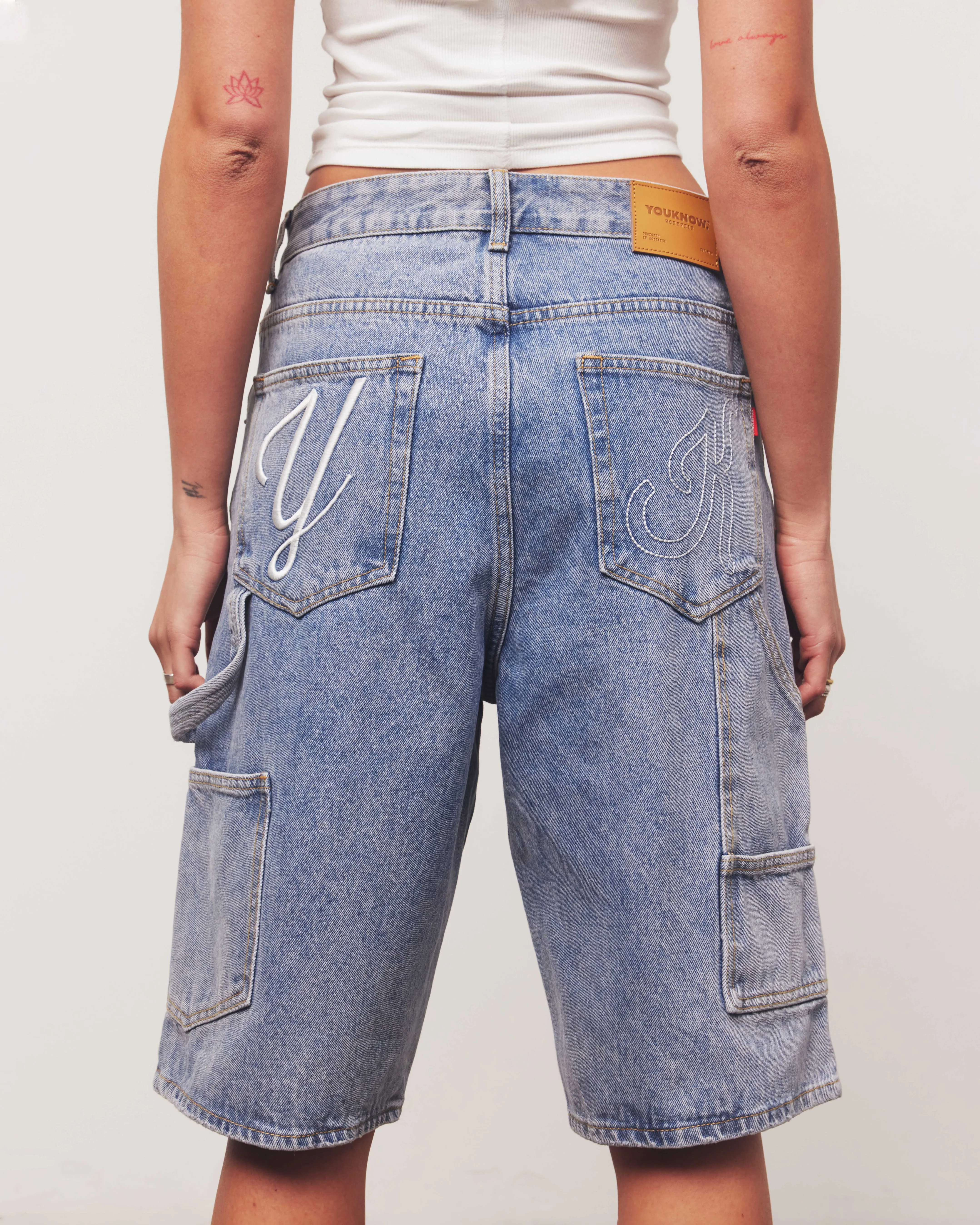 Denim Jorts | Light Wash - Image 3