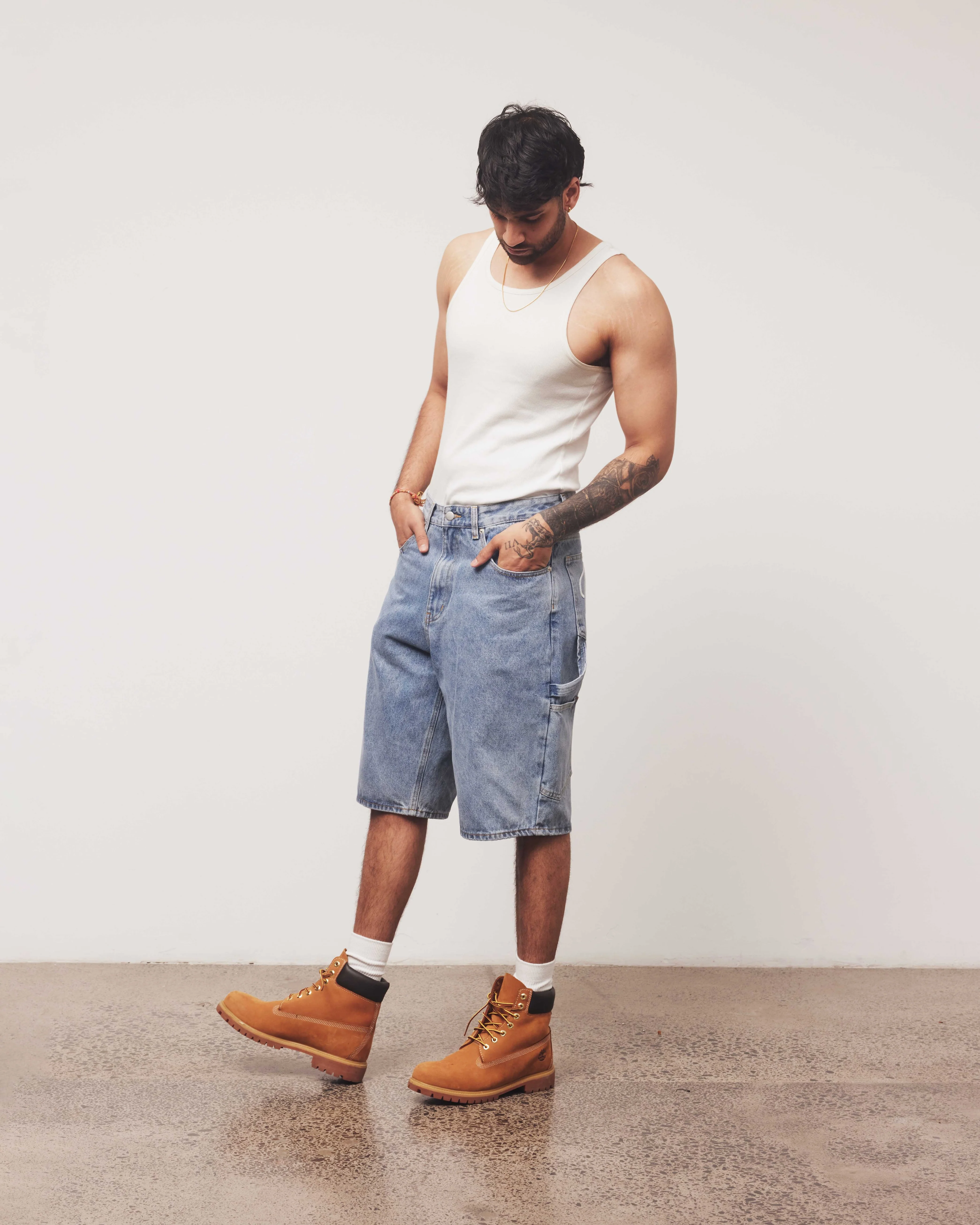 Denim Jorts | Light Wash - Image 6