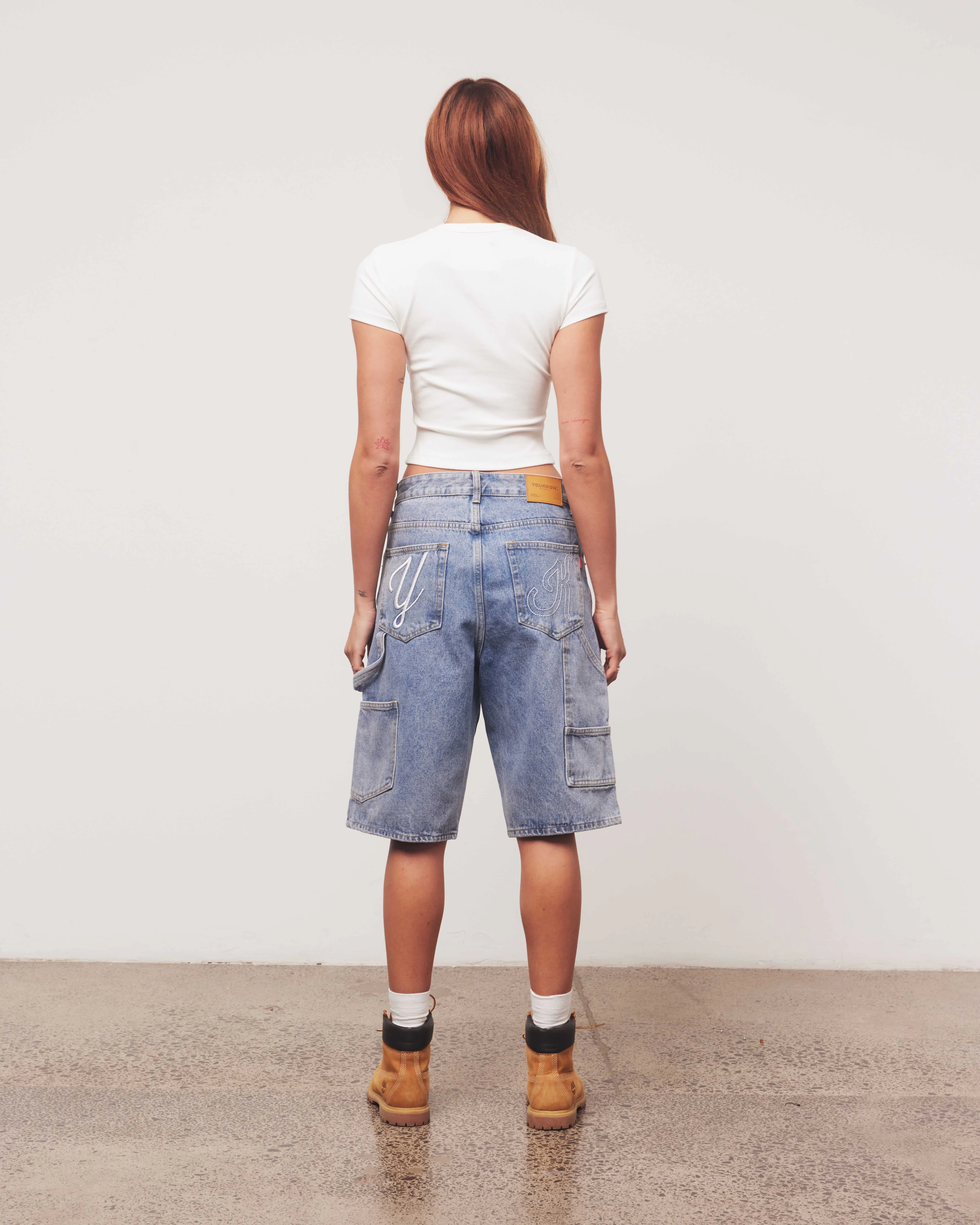 Denim Jorts | Light Wash - Image 8