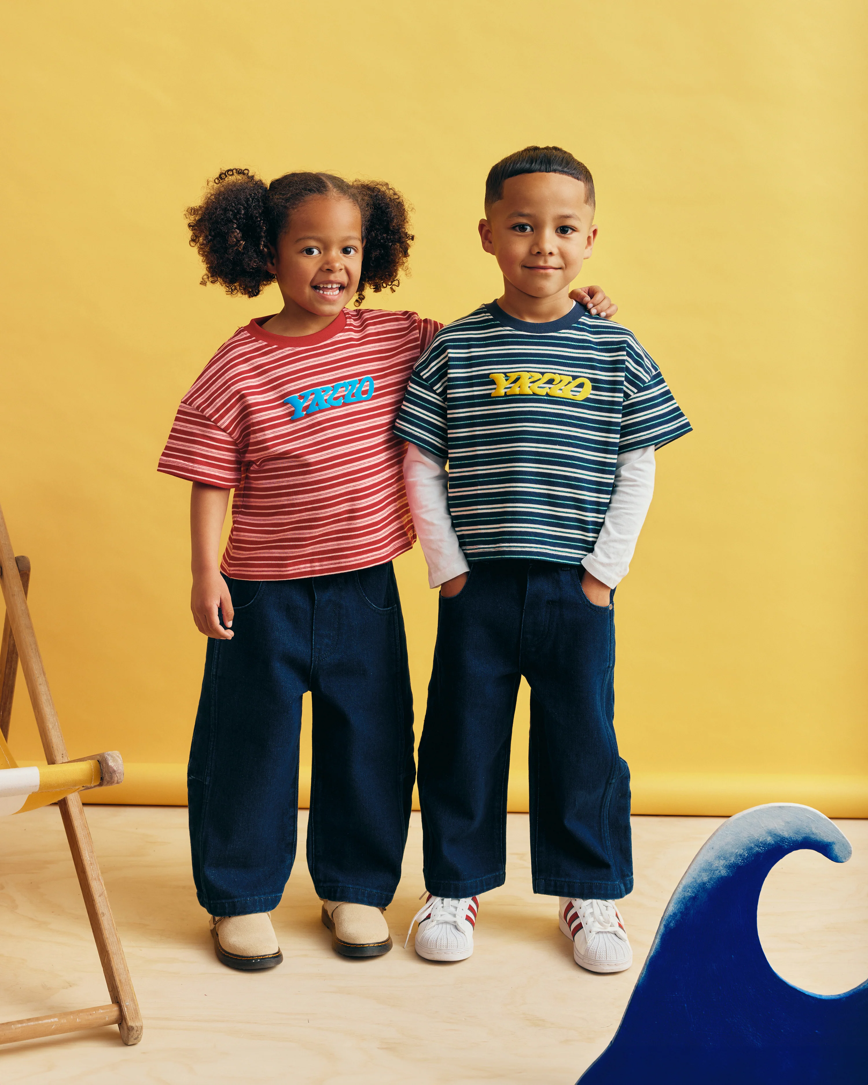 Kids Barrel Leg Jeans | Indigo Denim - Image 3
