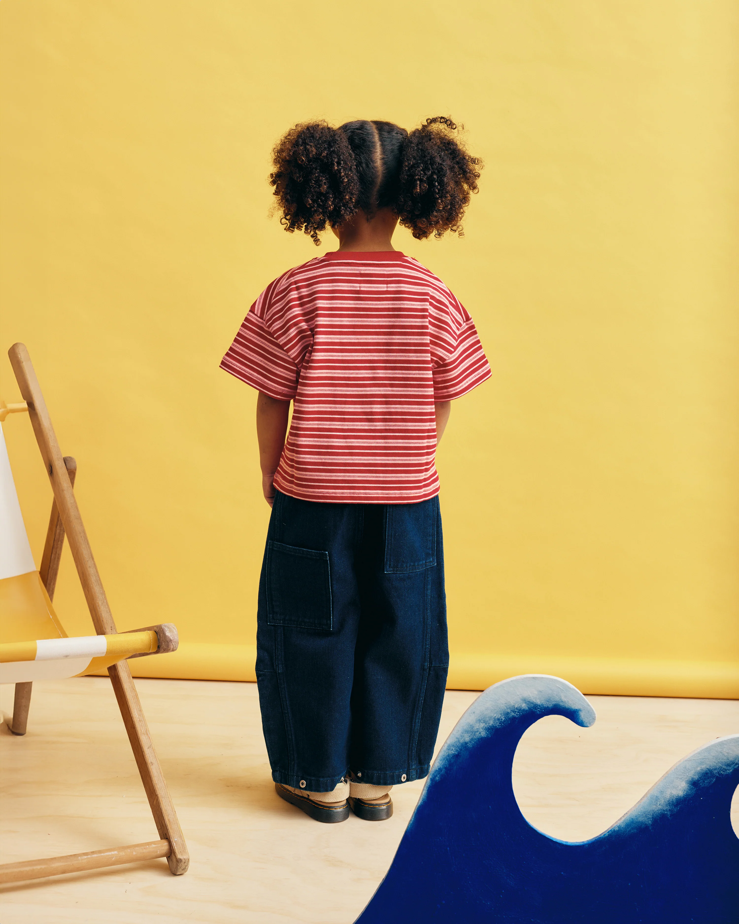Kids Barrel Leg Jeans | Indigo Denim - Image 4
