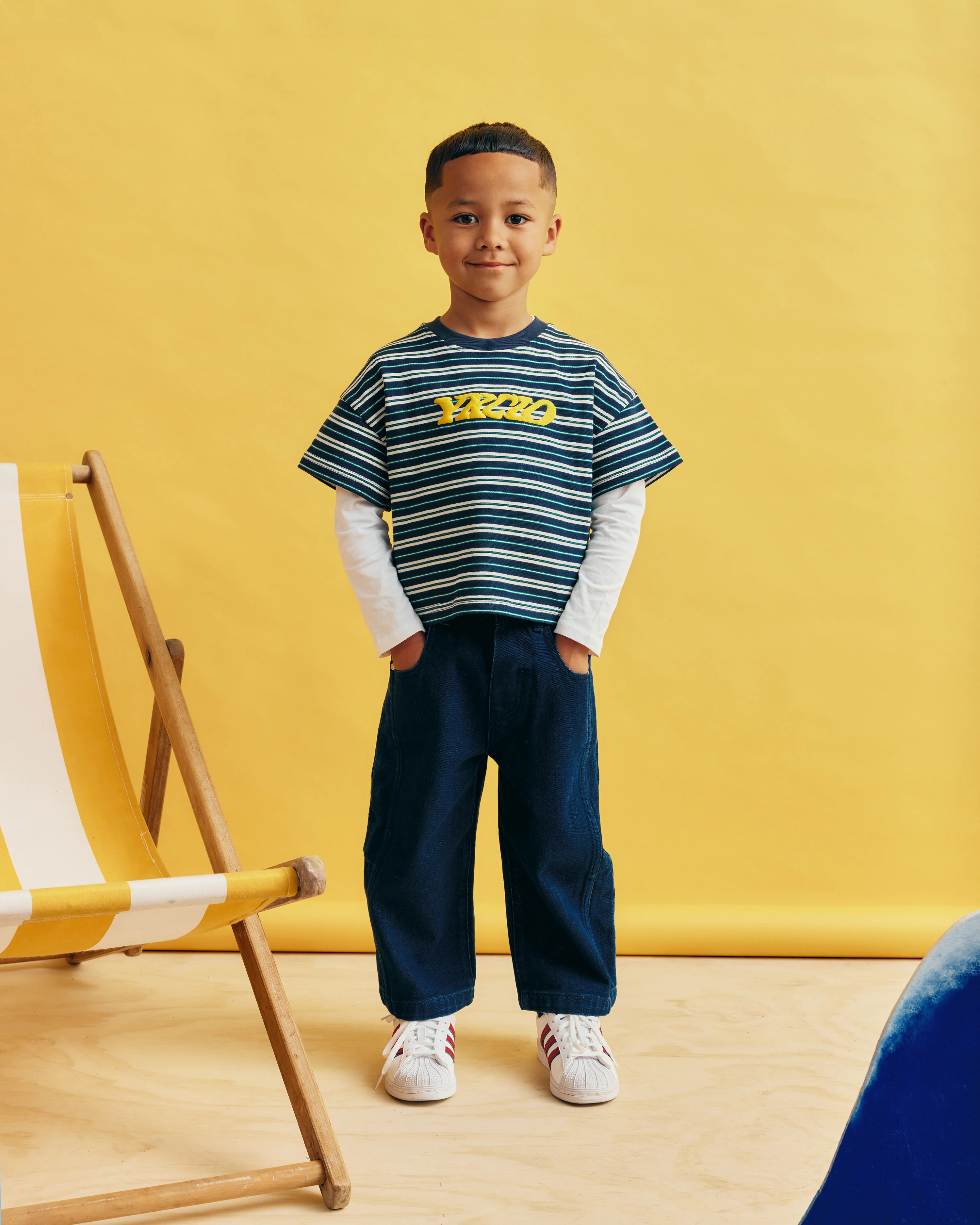 Kids Barrel Leg Jeans | Indigo Denim - Image 5