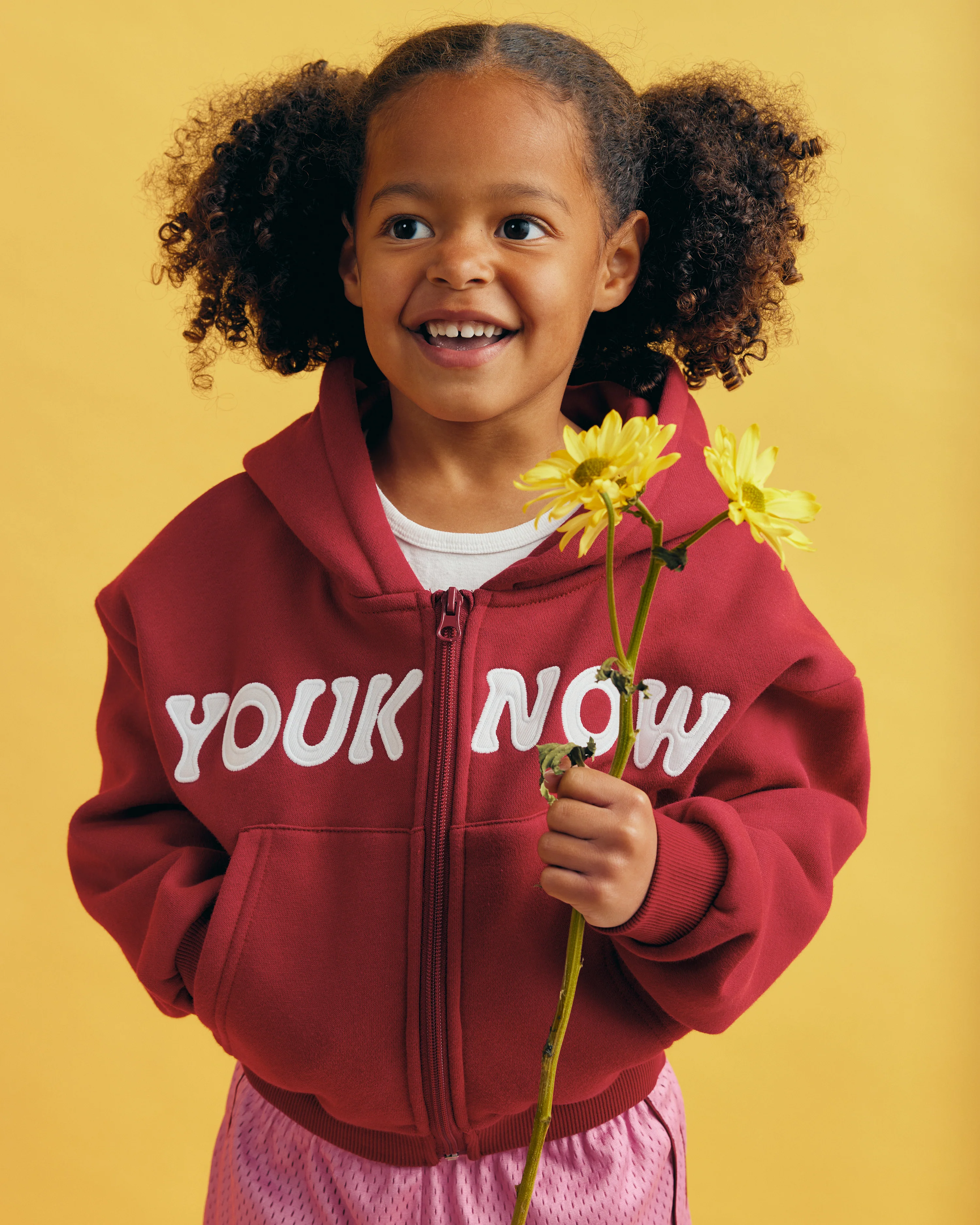 Kids Bones Zip Up | Brick - Image 3