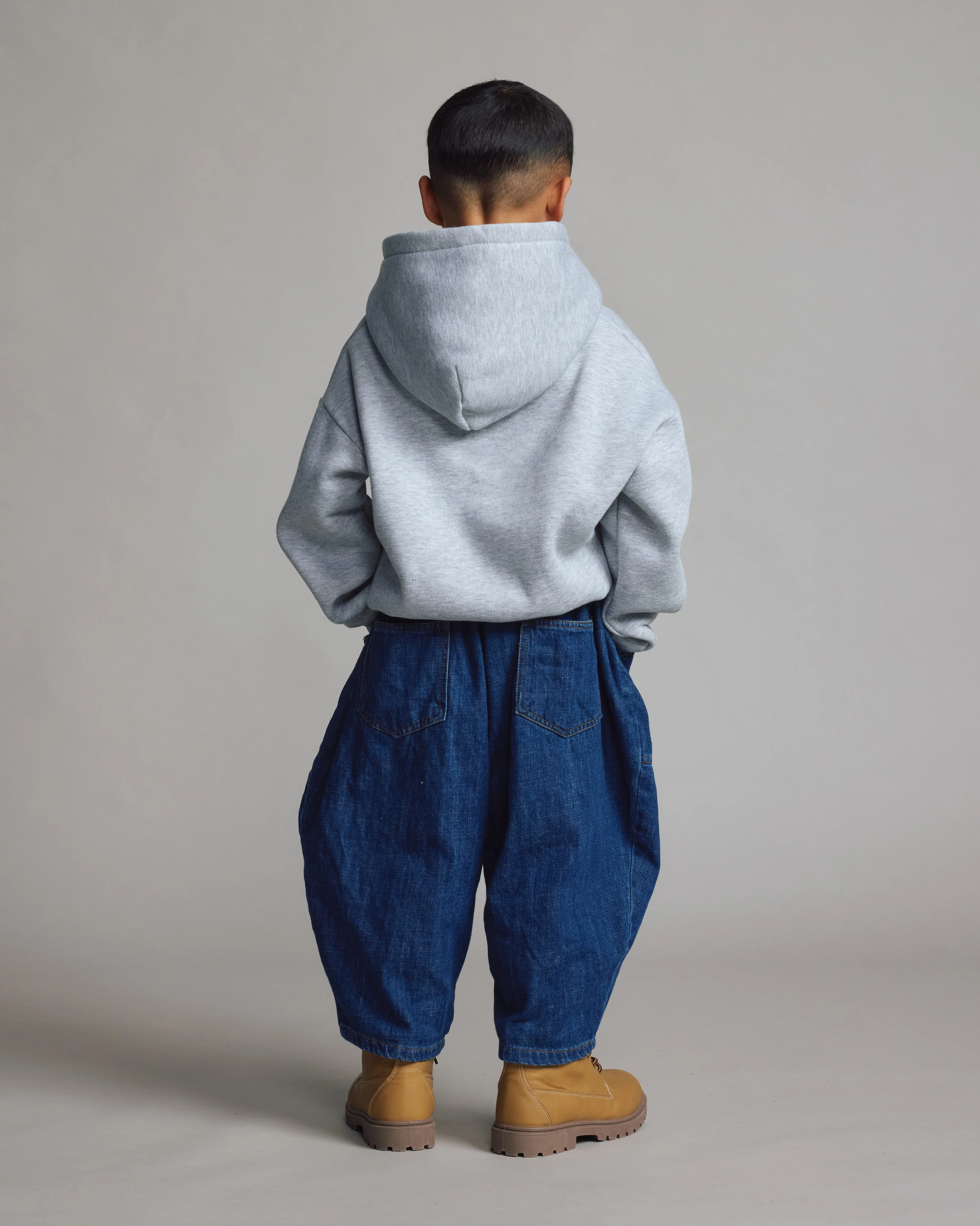Kids Core Box Hoodie | GREY MARLE - Image 3