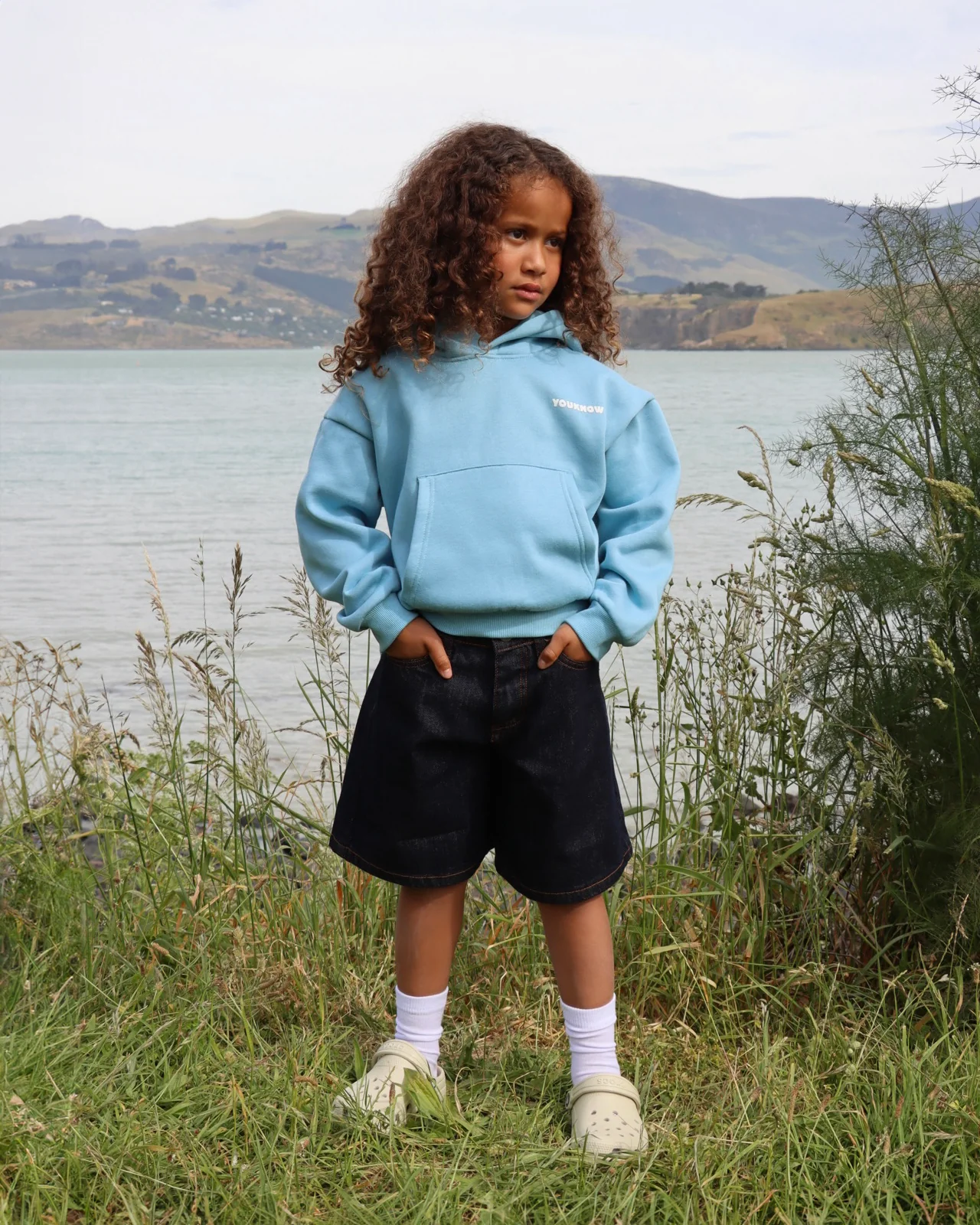 Kids Sunny Hoodie | Blue - Image 3