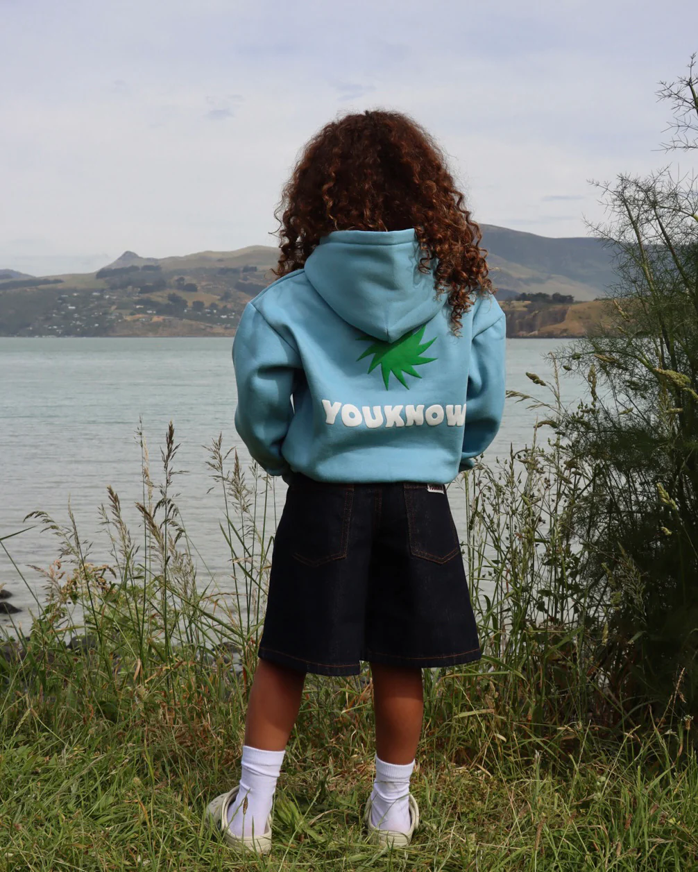 Kids Sunny Hoodie | Blue - Image 4