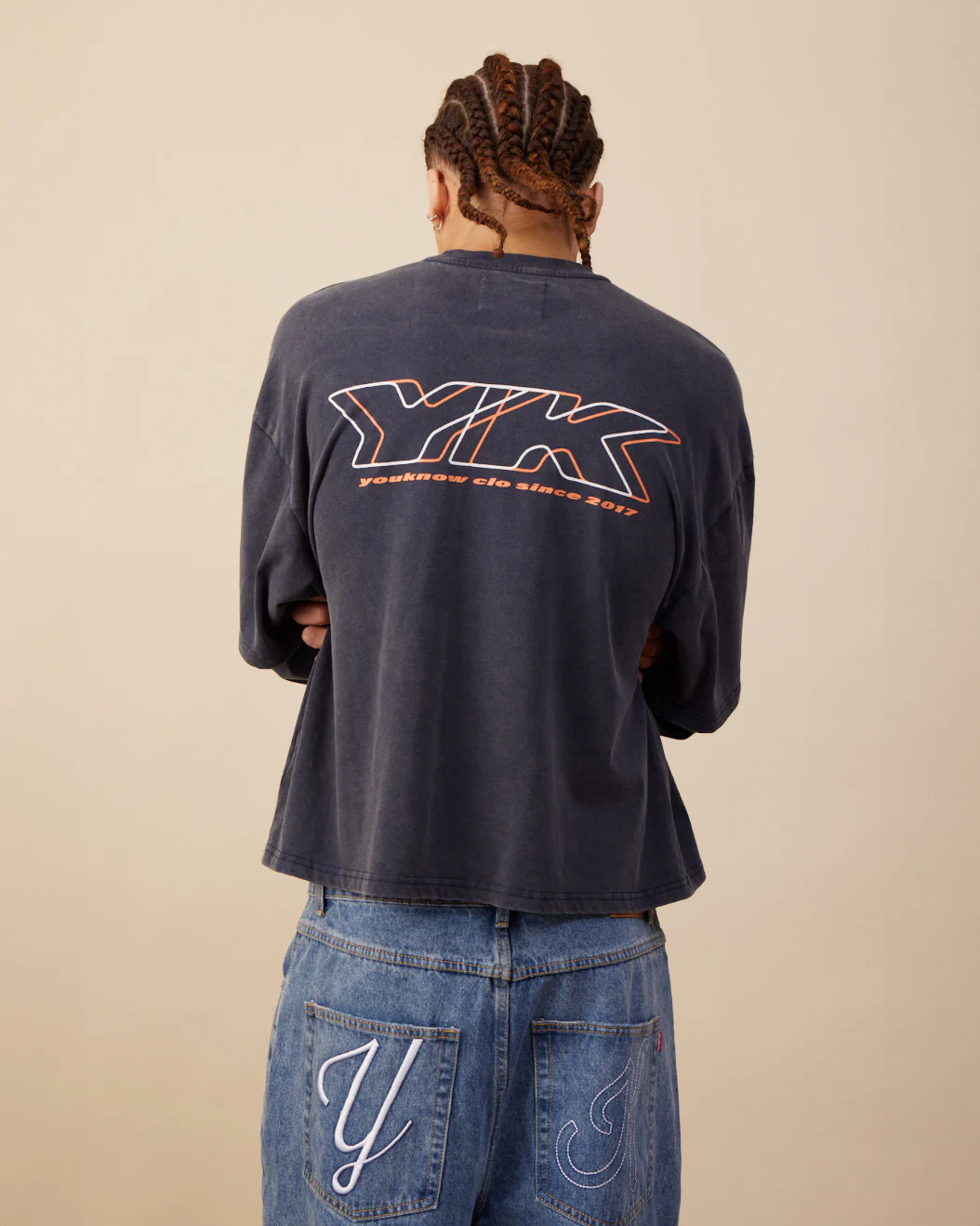 Layered Longsleeve | Navy - Image 3