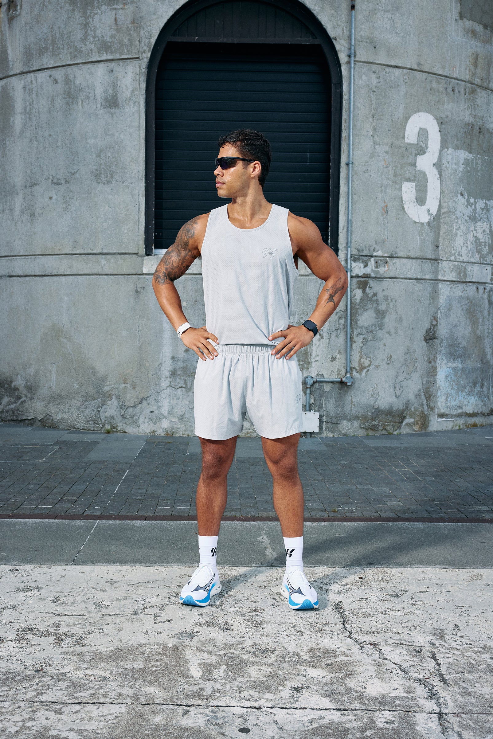 YK Move Motion Running Singlet | Ice - Image 3
