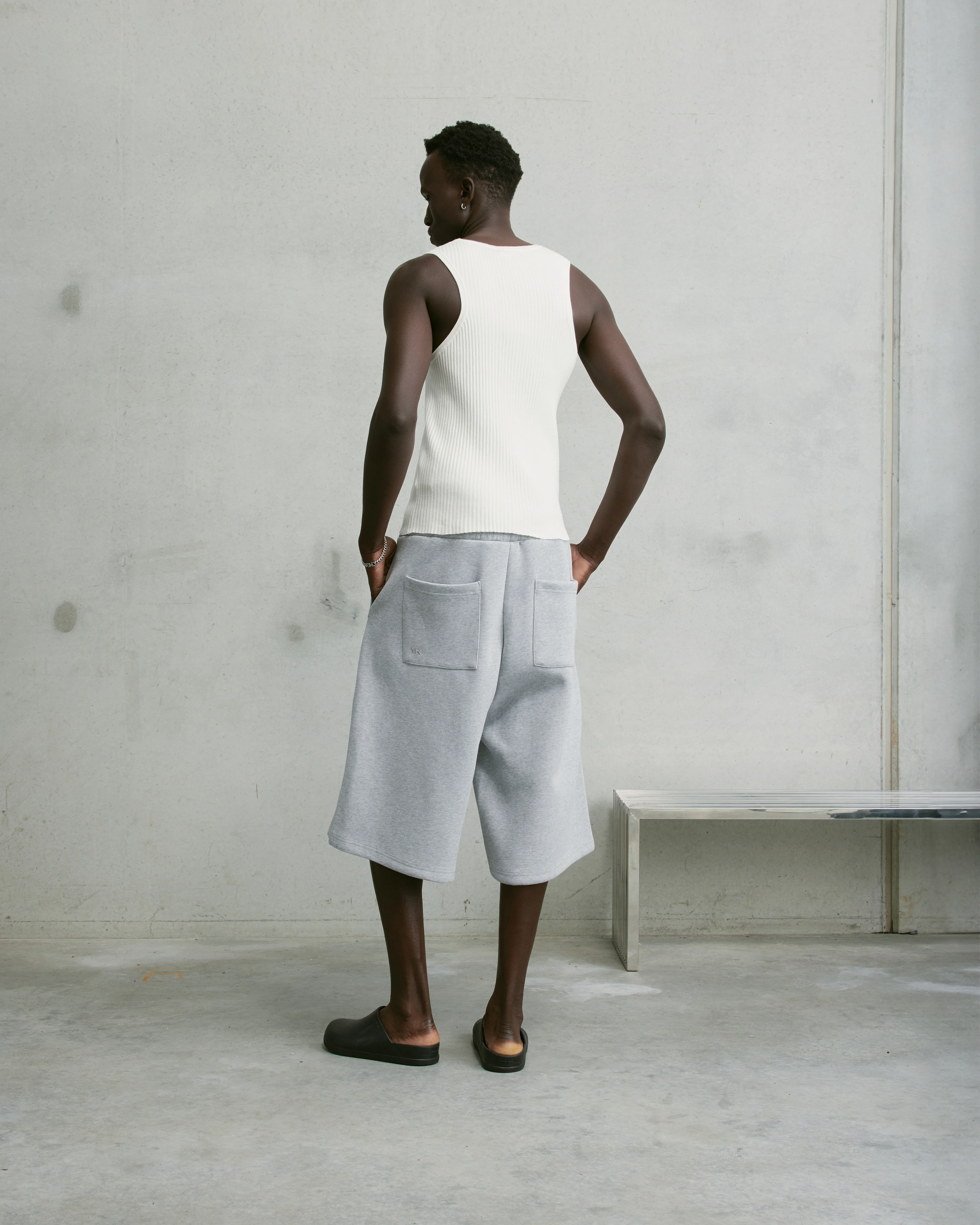 Nothing Heavyweight Jumbo Shorts | Asphalt Marle - Image 5