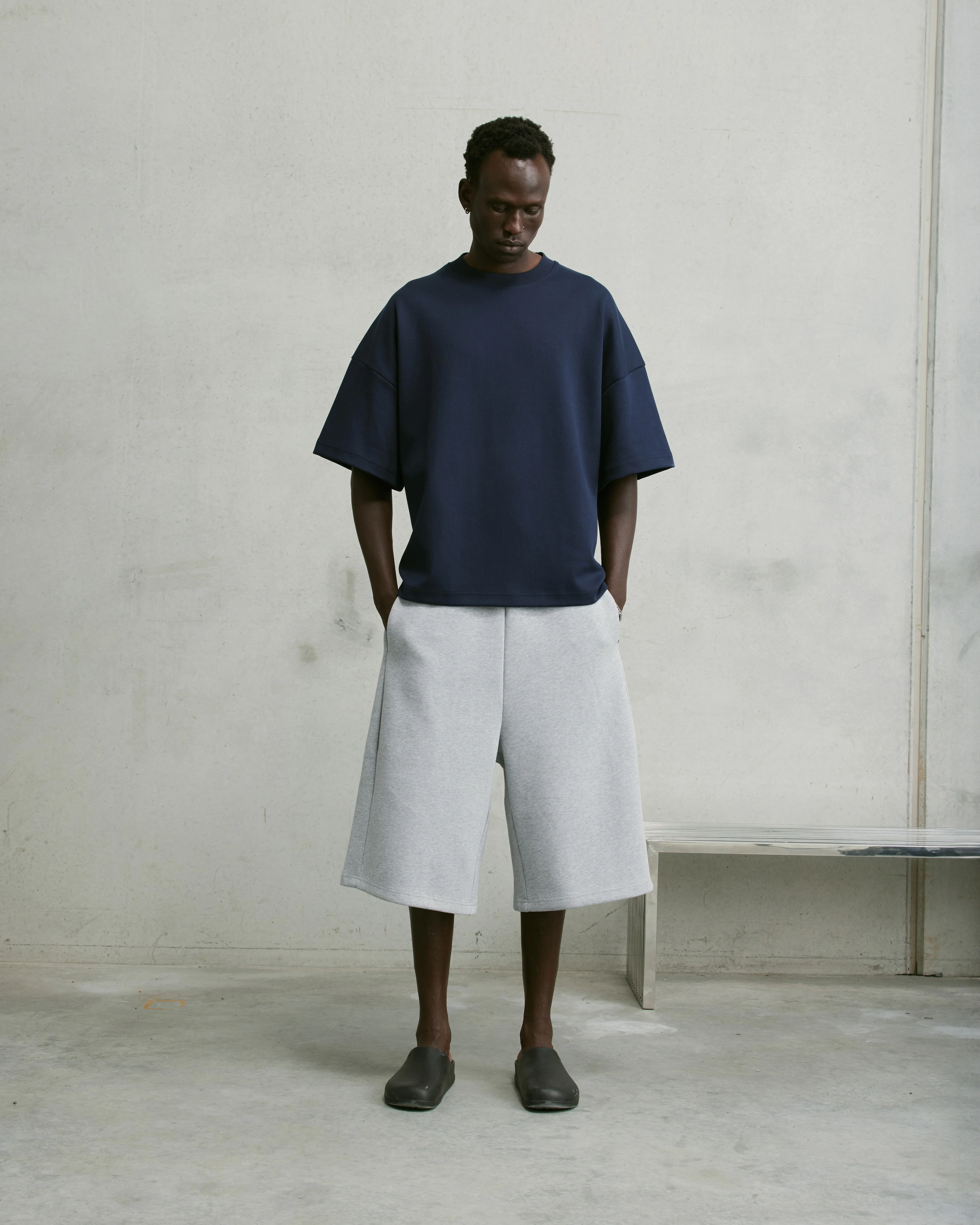 Nothing Heavyweight Tee | Deep Sea - Image 4