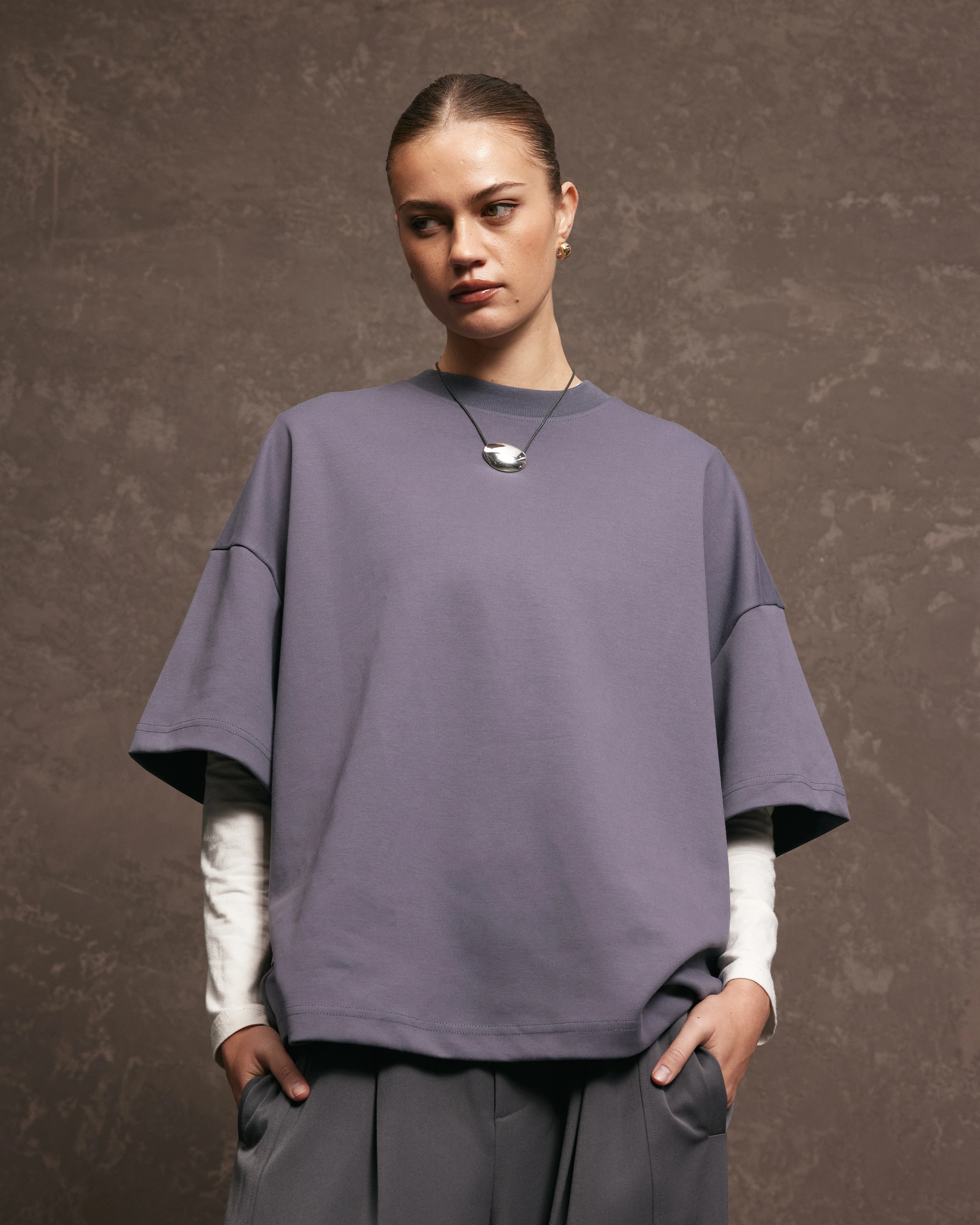 Nothing Heavyweight Tee | Denim - Image 5