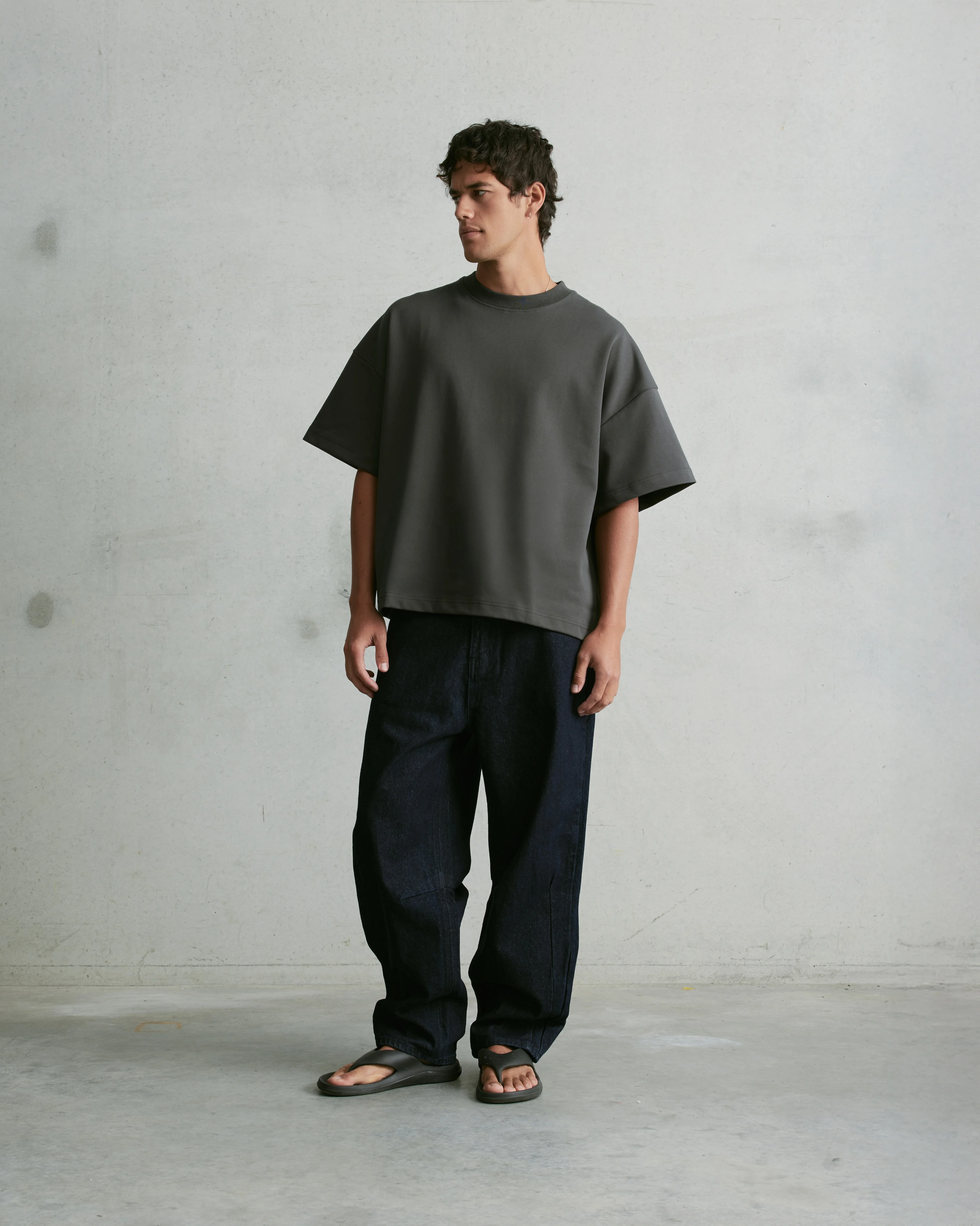 Nothing Heavyweight Tee | Volcanic Ash - Image 3