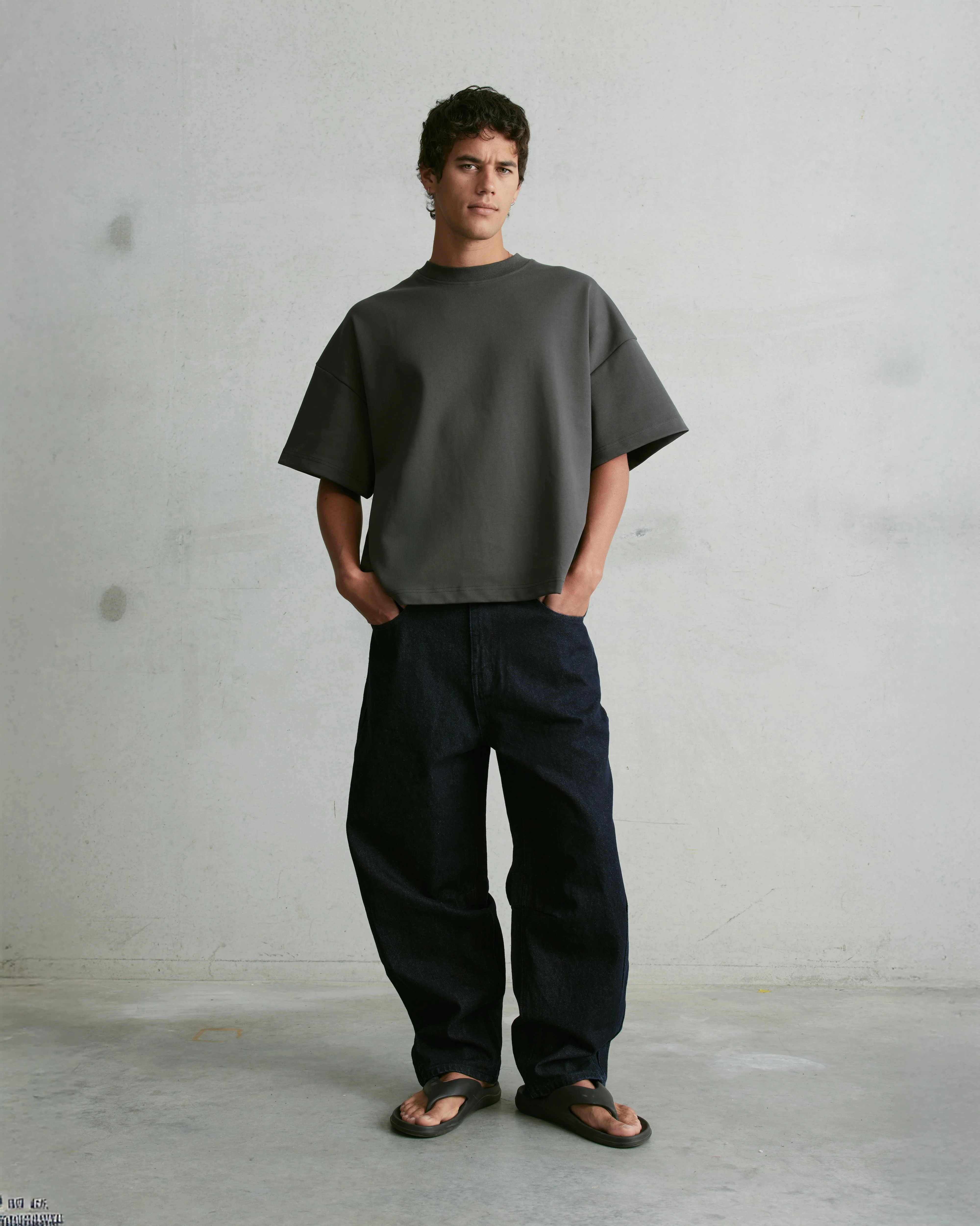 Nothing Heavyweight Tee | Volcanic Ash - Image 5