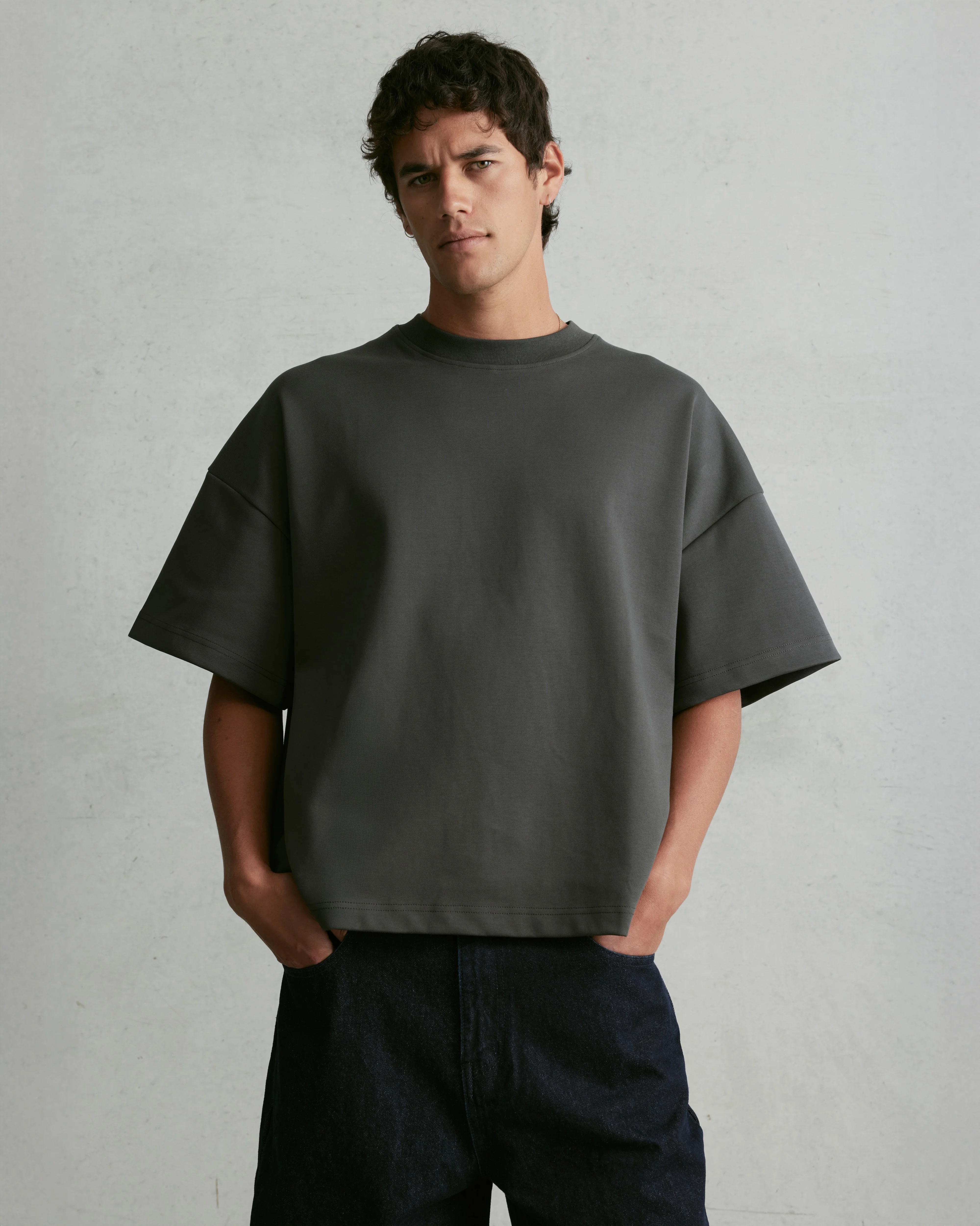 Nothing Heavyweight Tee | Volcanic Ash - Image 7