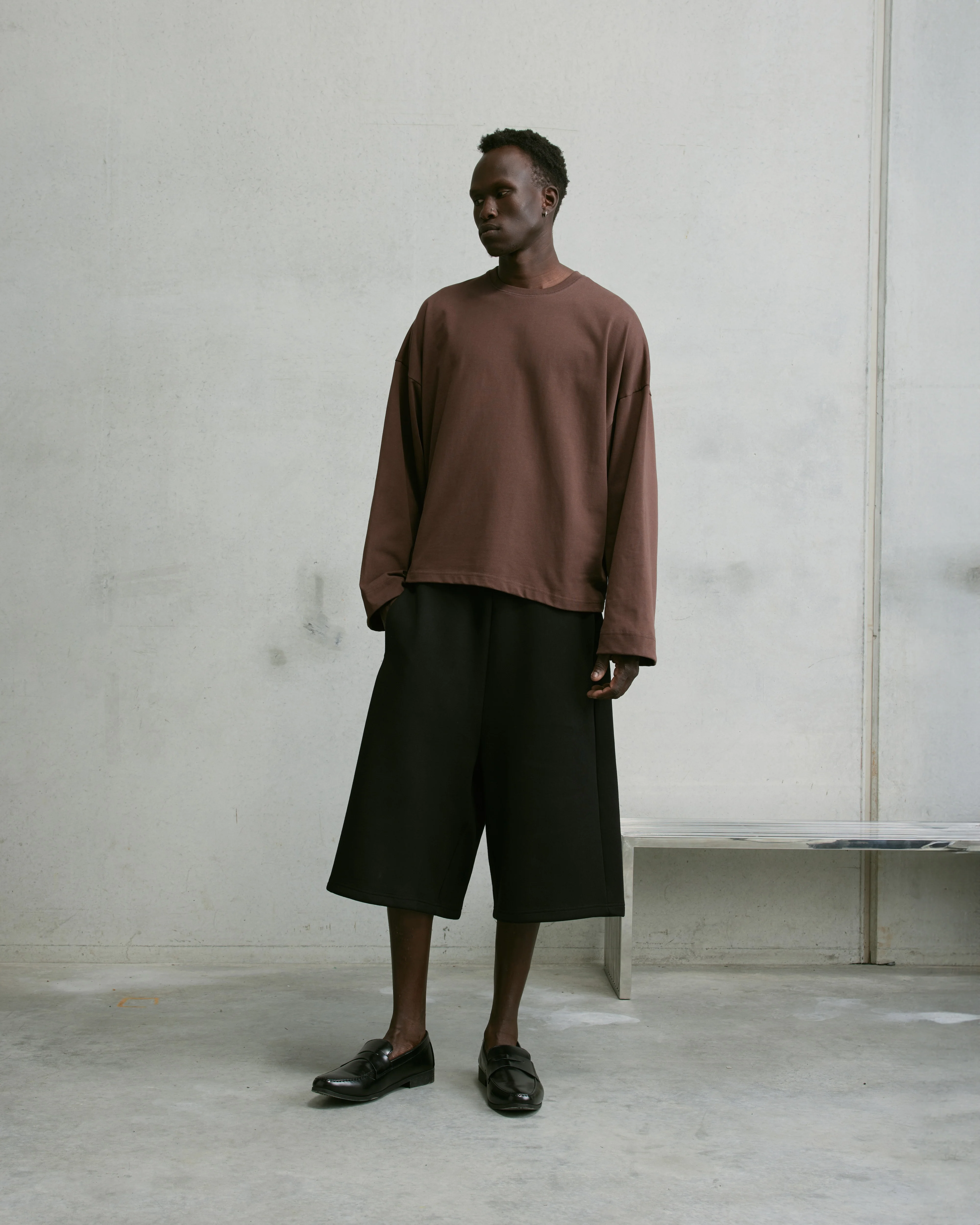 Nothing Longsleeve Tee | Hazelnut - Image 3
