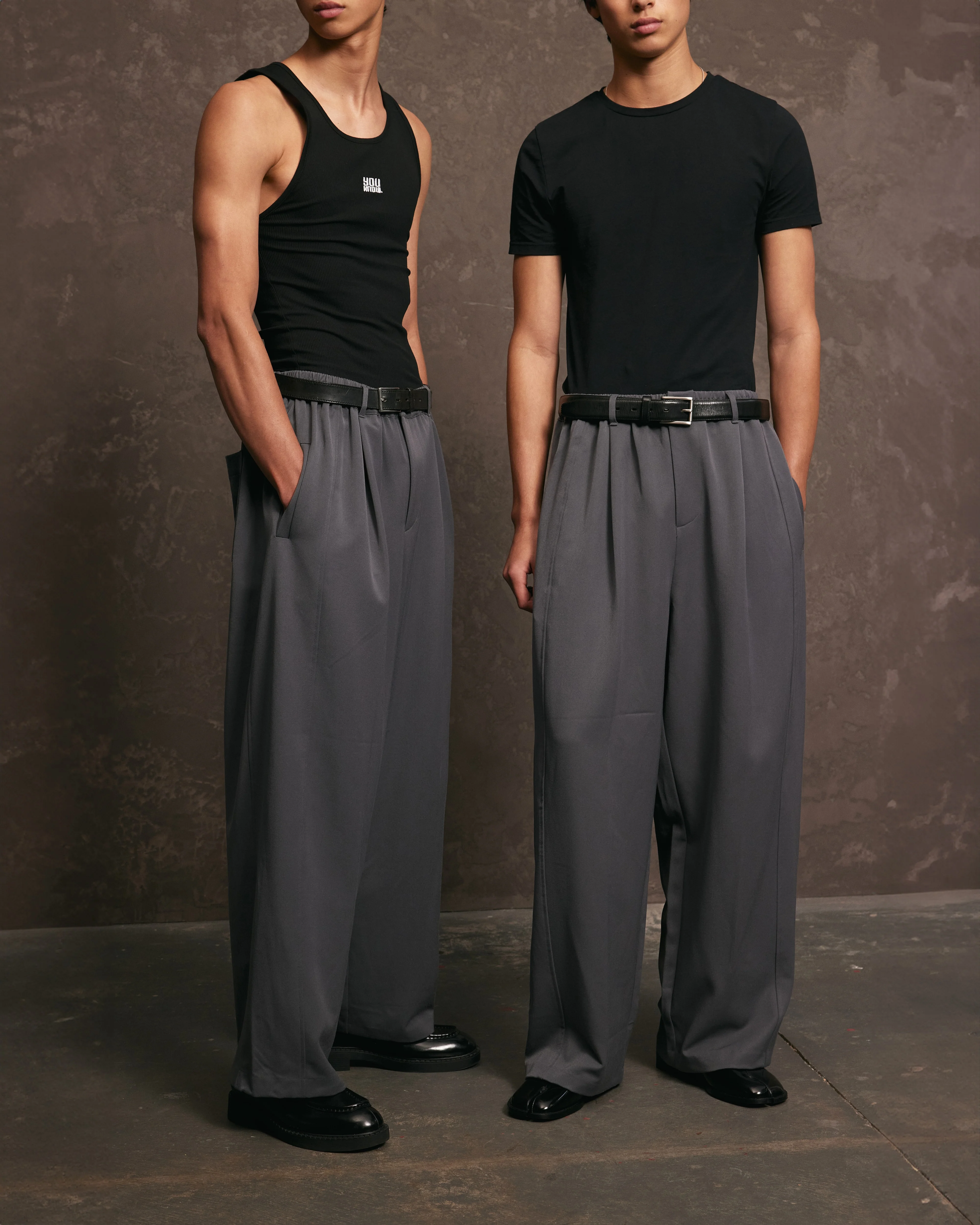 Nothing Pleated Pants | Charcoal - Image 5