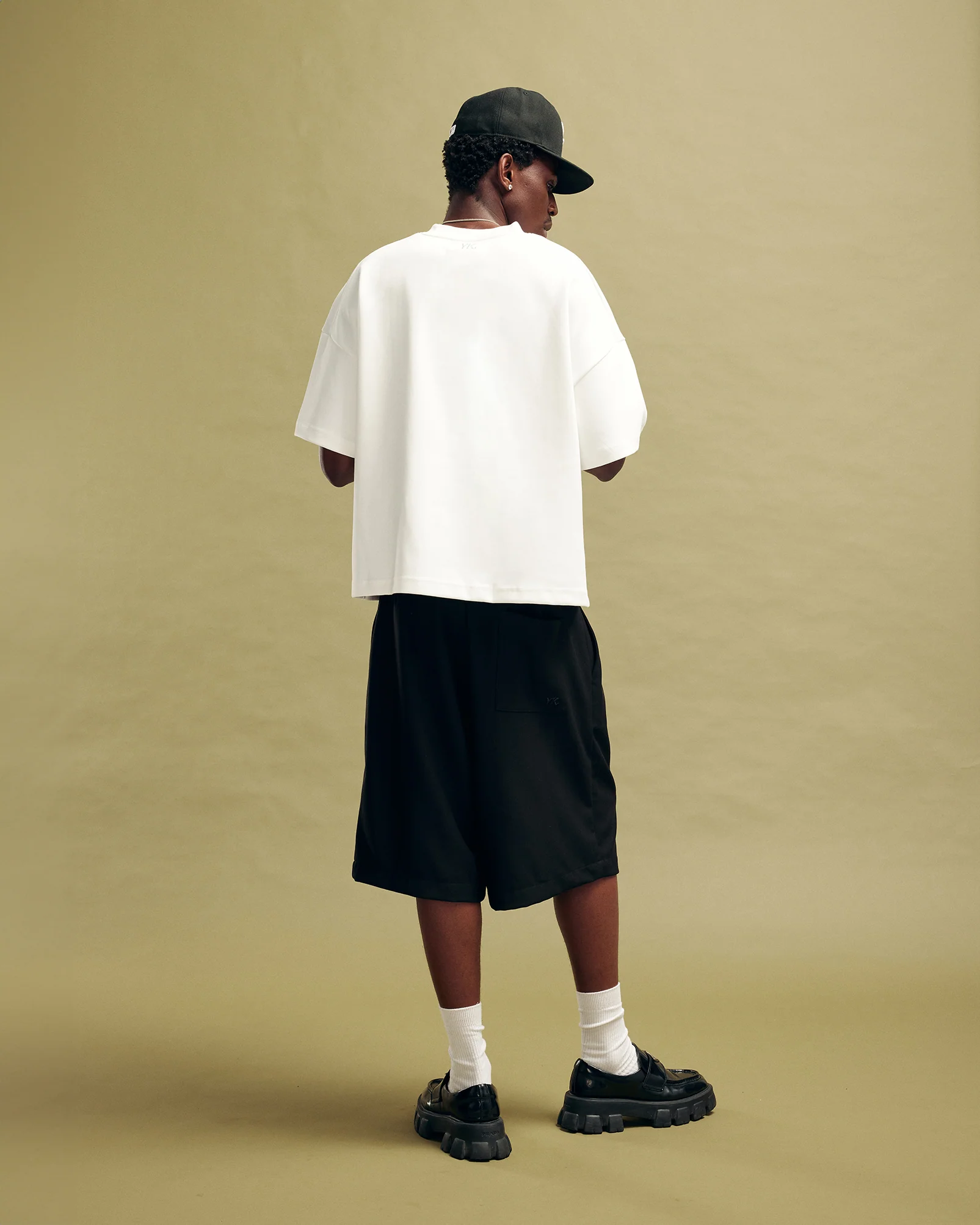 Nothing Pleated Shorts | Tar - Image 7