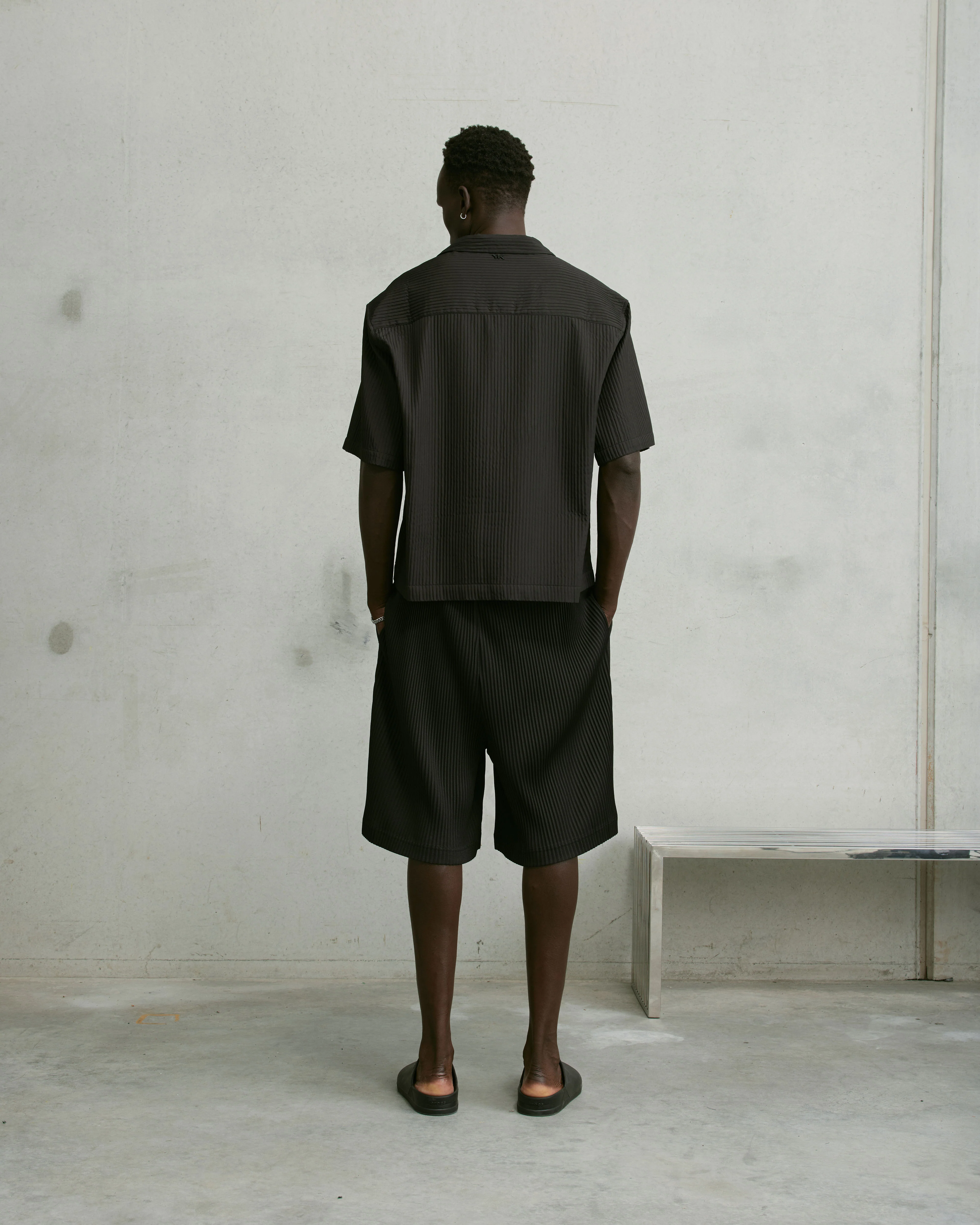 Nothing Boxy Pintuck Polo | Tar - Image 4
