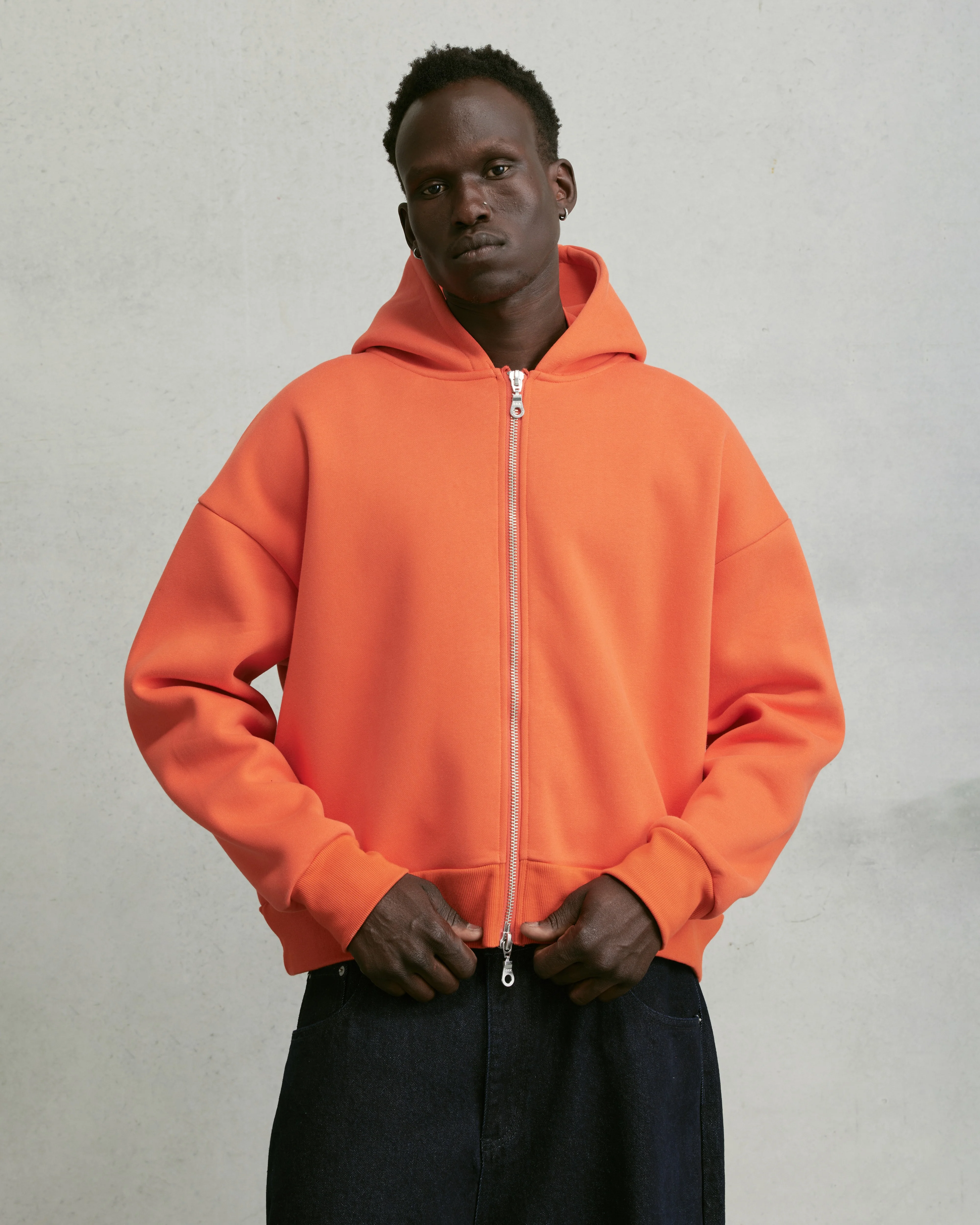 Nothing Zip Up Hoodie 2.0 | Persimmon - Image 3