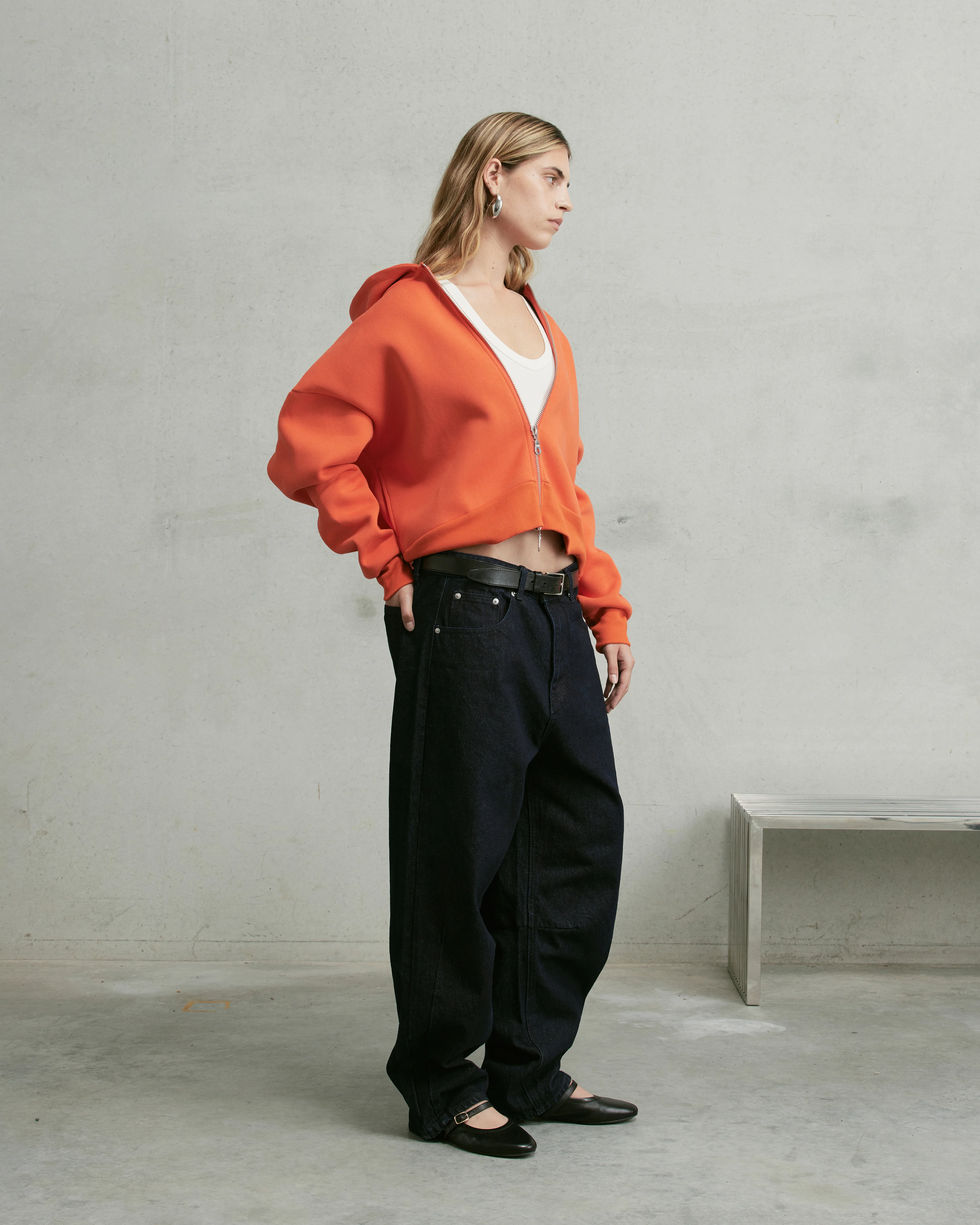 Nothing Zip Up Hoodie 2.0 | Persimmon - Image 4