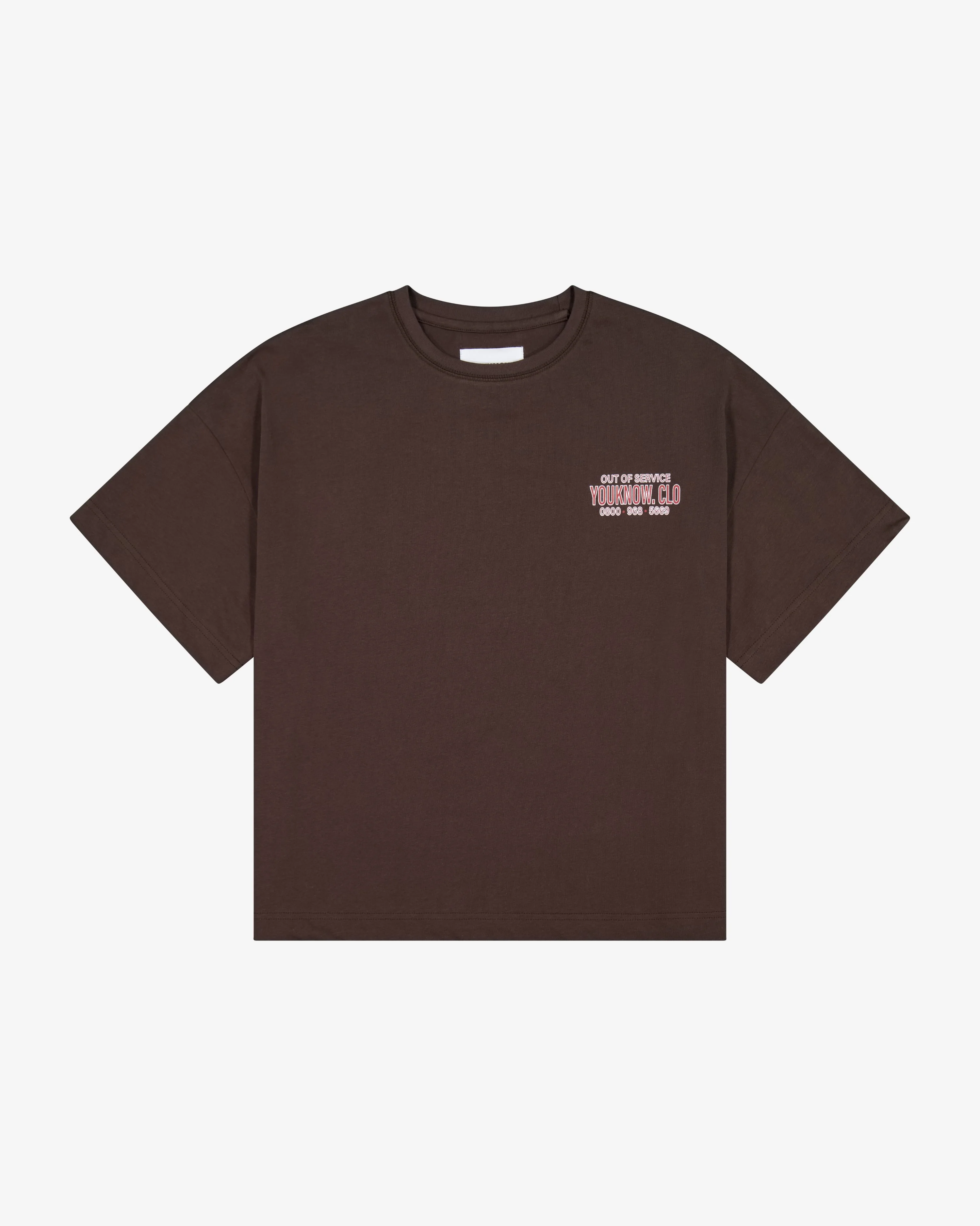 Out of Service Tee | Brown - Image 2