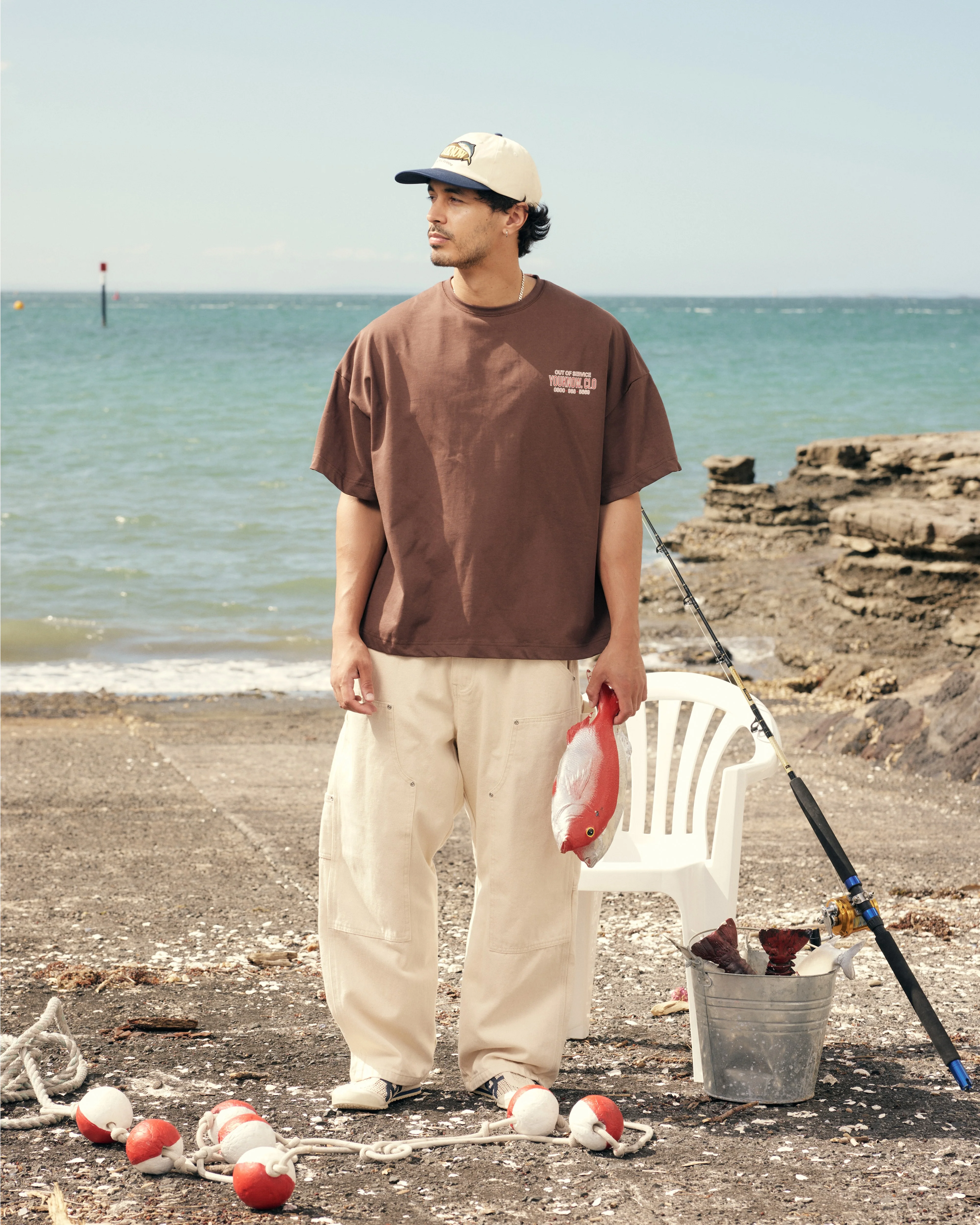 Out of Service Tee | Brown - Image 4