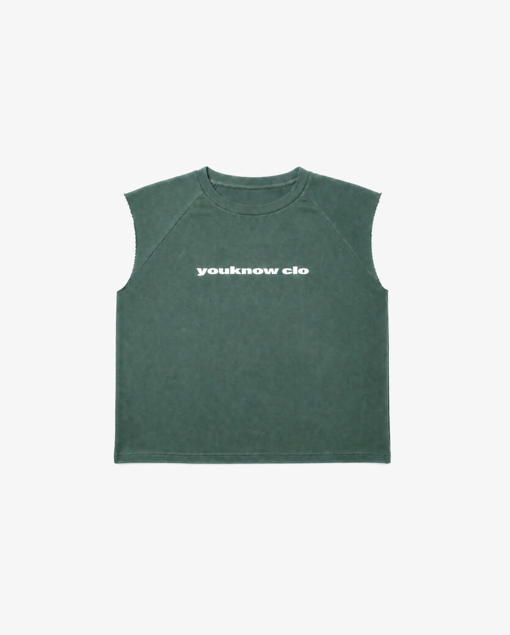 Oversized Raglan Tank | Washed Green