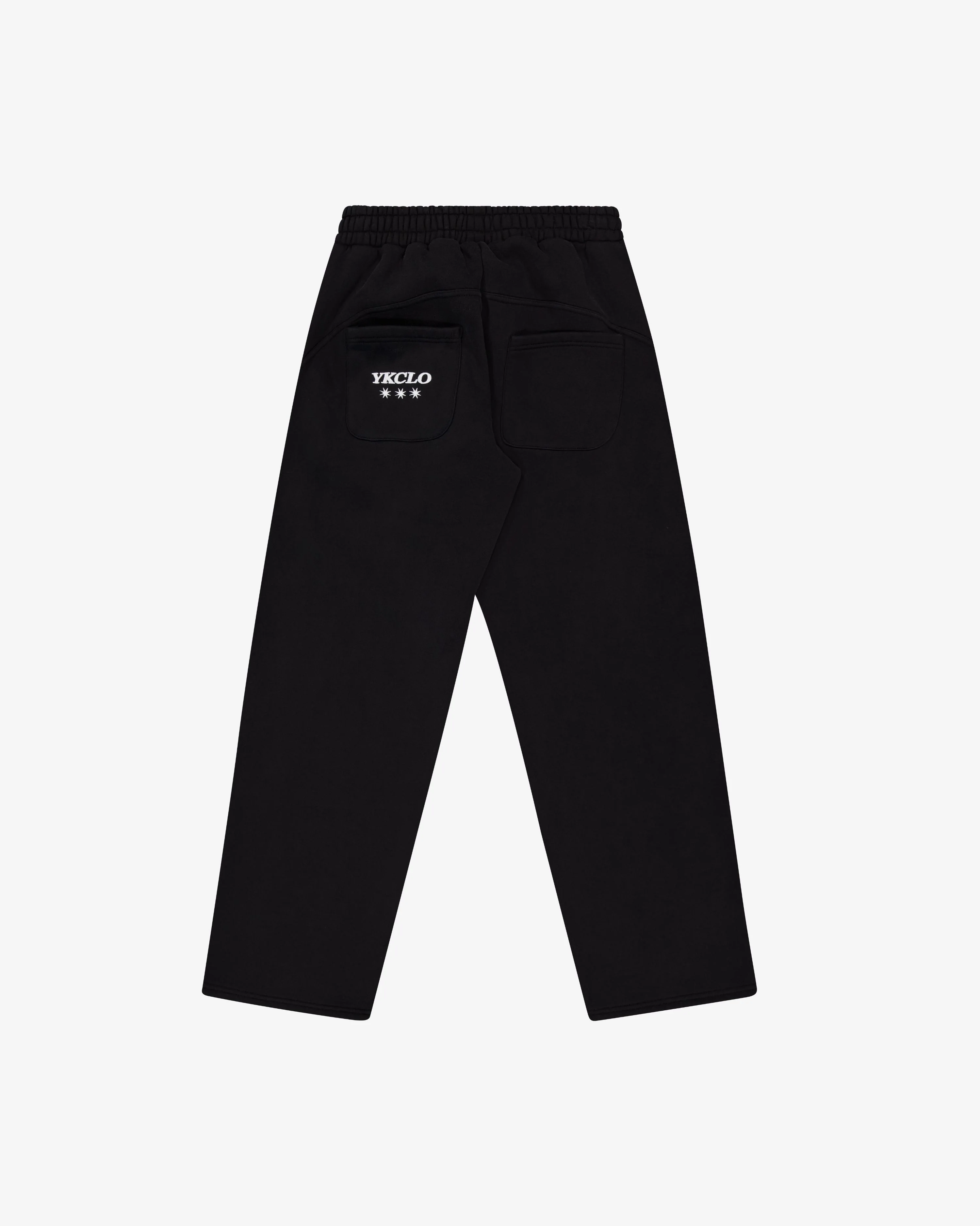Panelled Trackpants | Black - Image 2