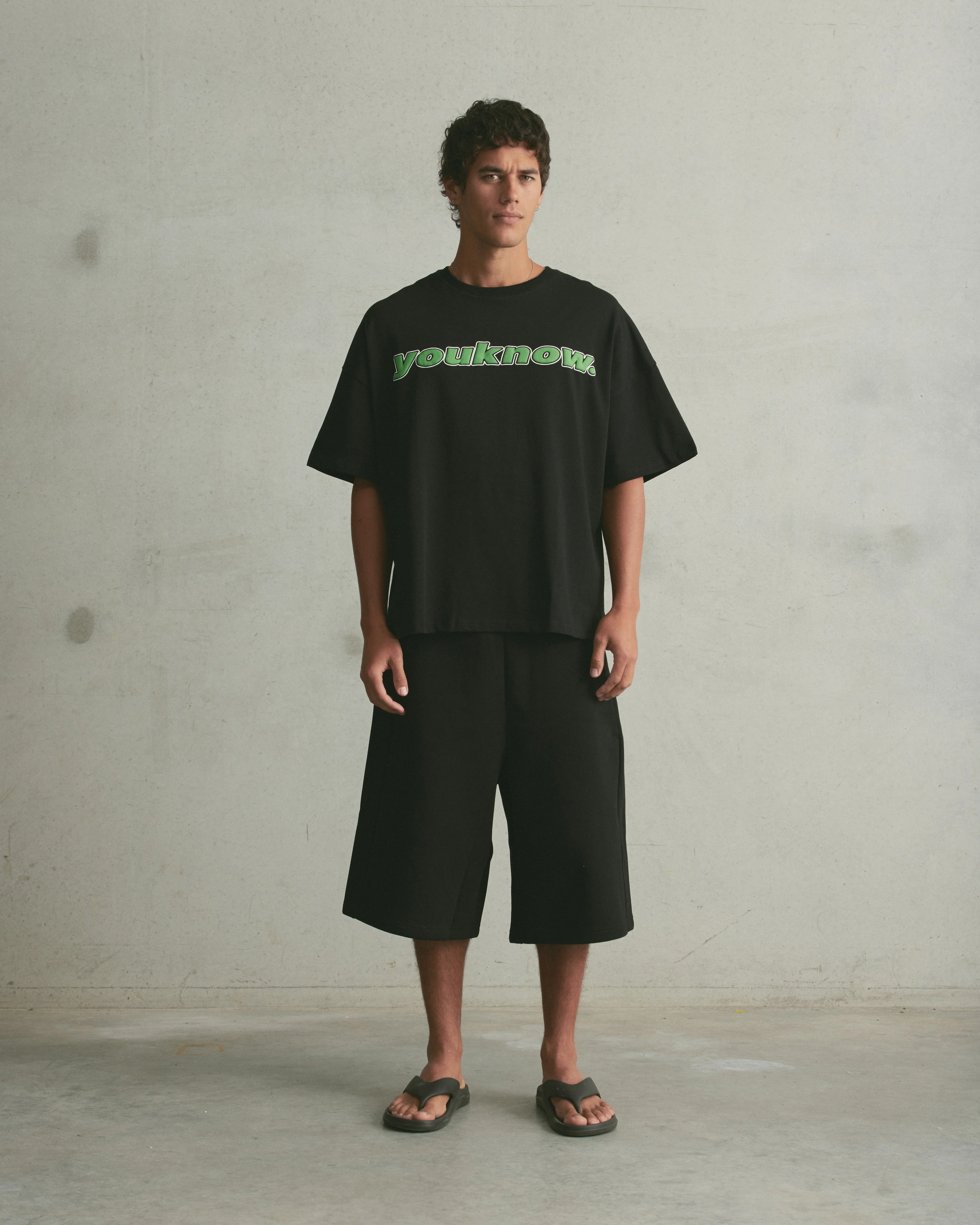Puff Print Box Tee | Black - Image 2