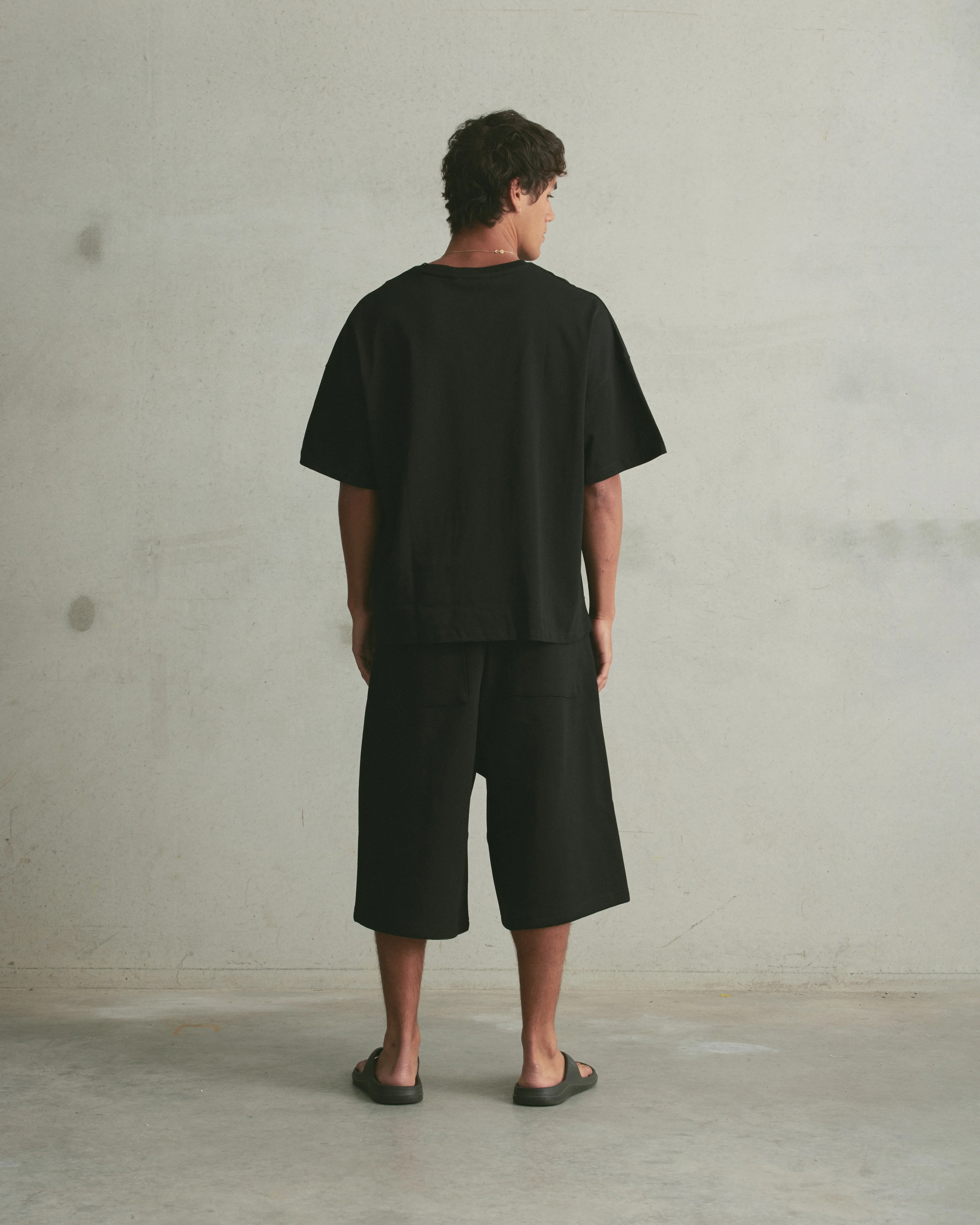 Puff Print Box Tee | Black - Image 3