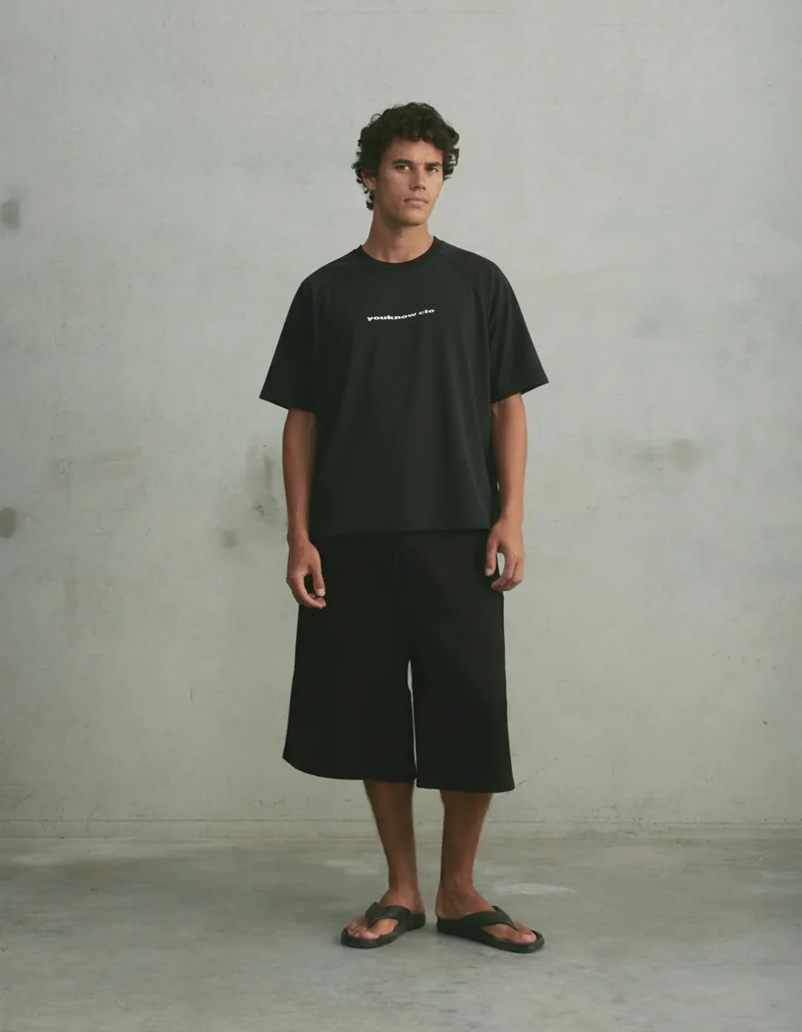 Washed Raglan Tee | Washed Black - Image 2