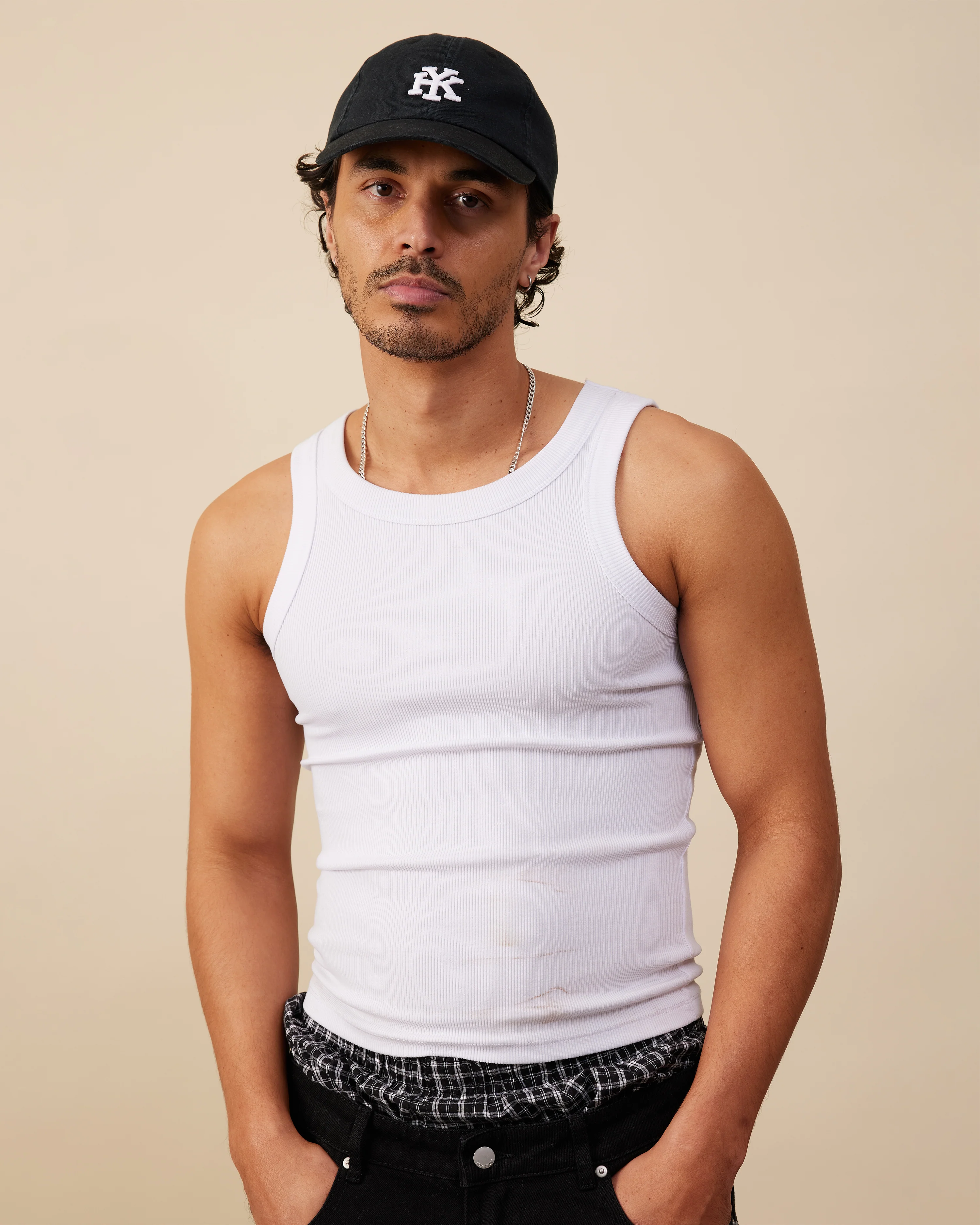 YK Dad Cap | Washed Black - Image 3