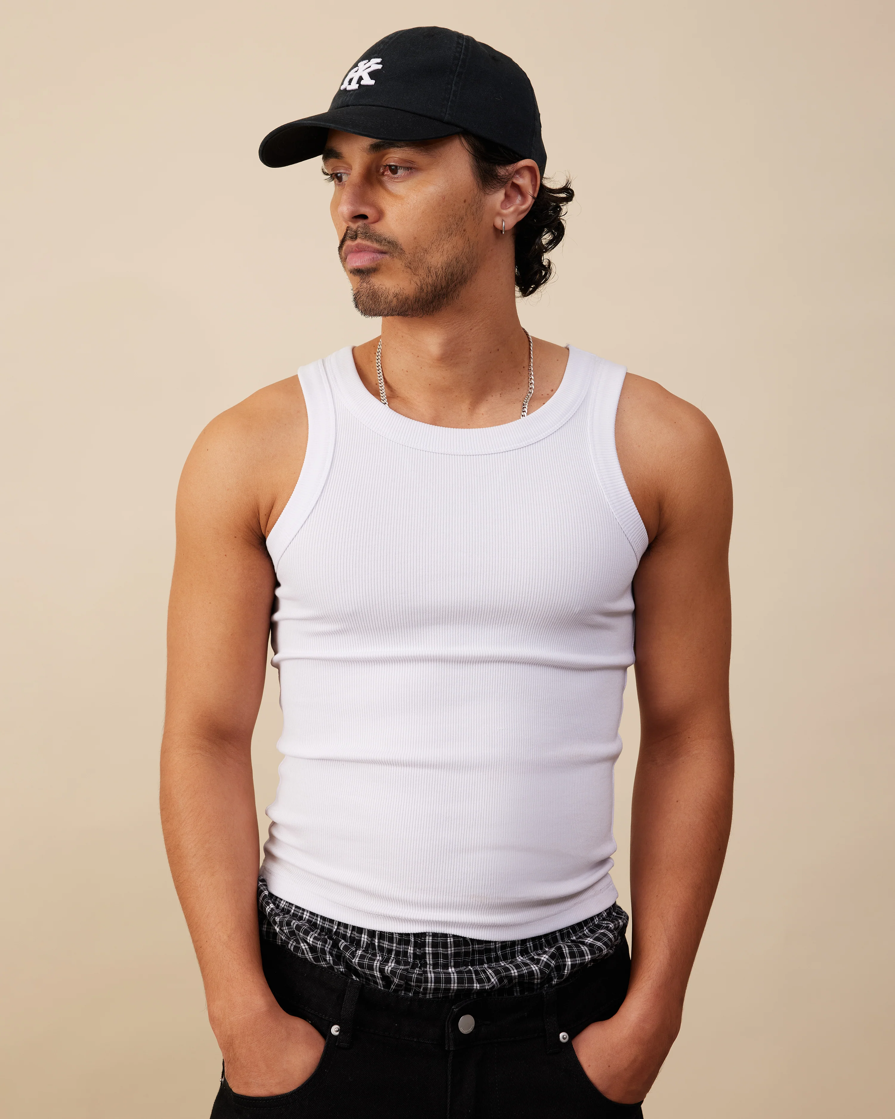 YK Dad Cap | Washed Black - Image 4