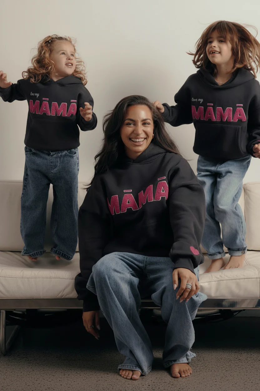 YK Māmā Hoodie | Slate - Image 2