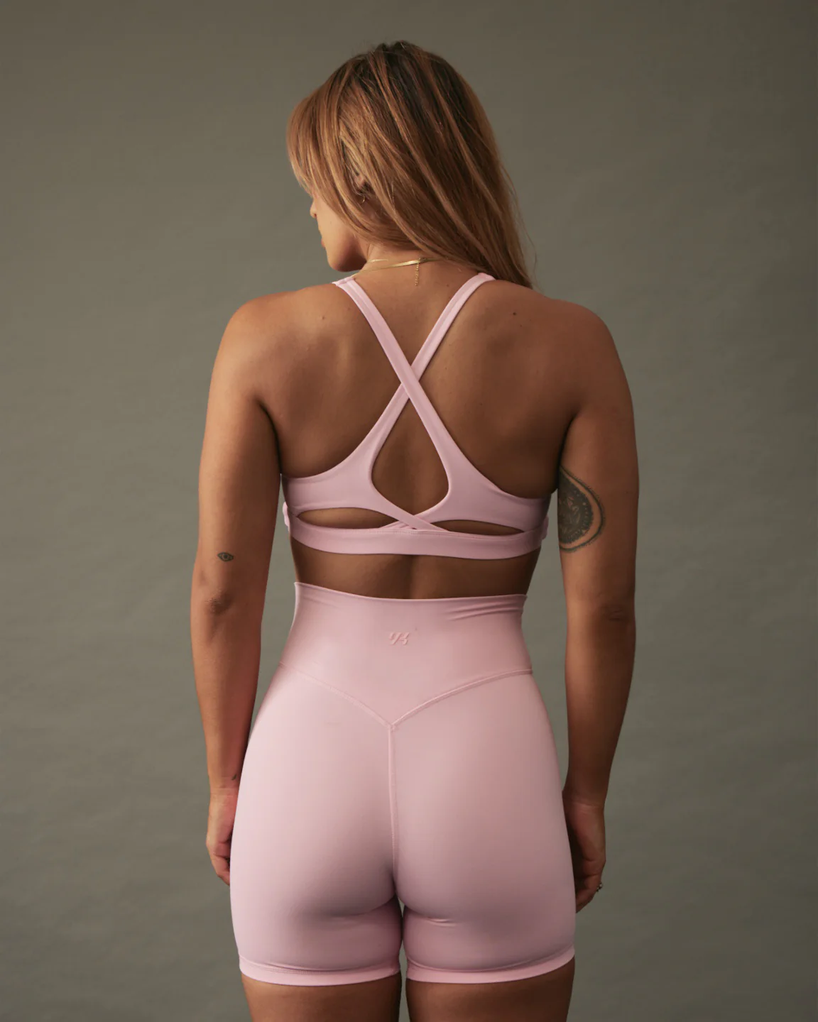 YK Move Cloud Cross Back Bra | Blush - Image 4
