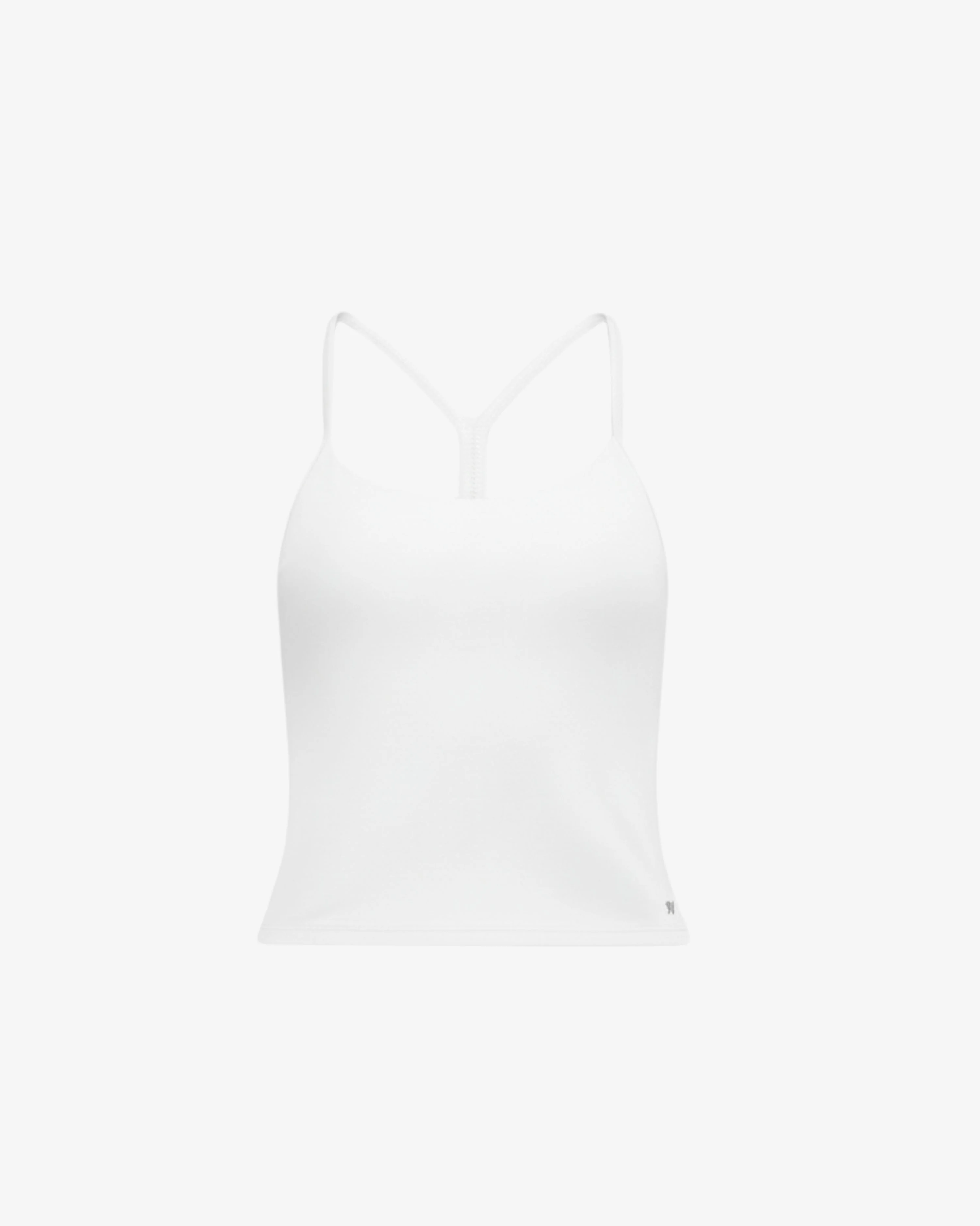 YK Move Cloud Scoop Top | White