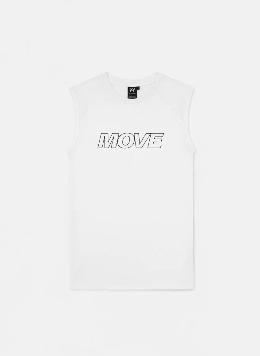 YK Move Flow Tank | White