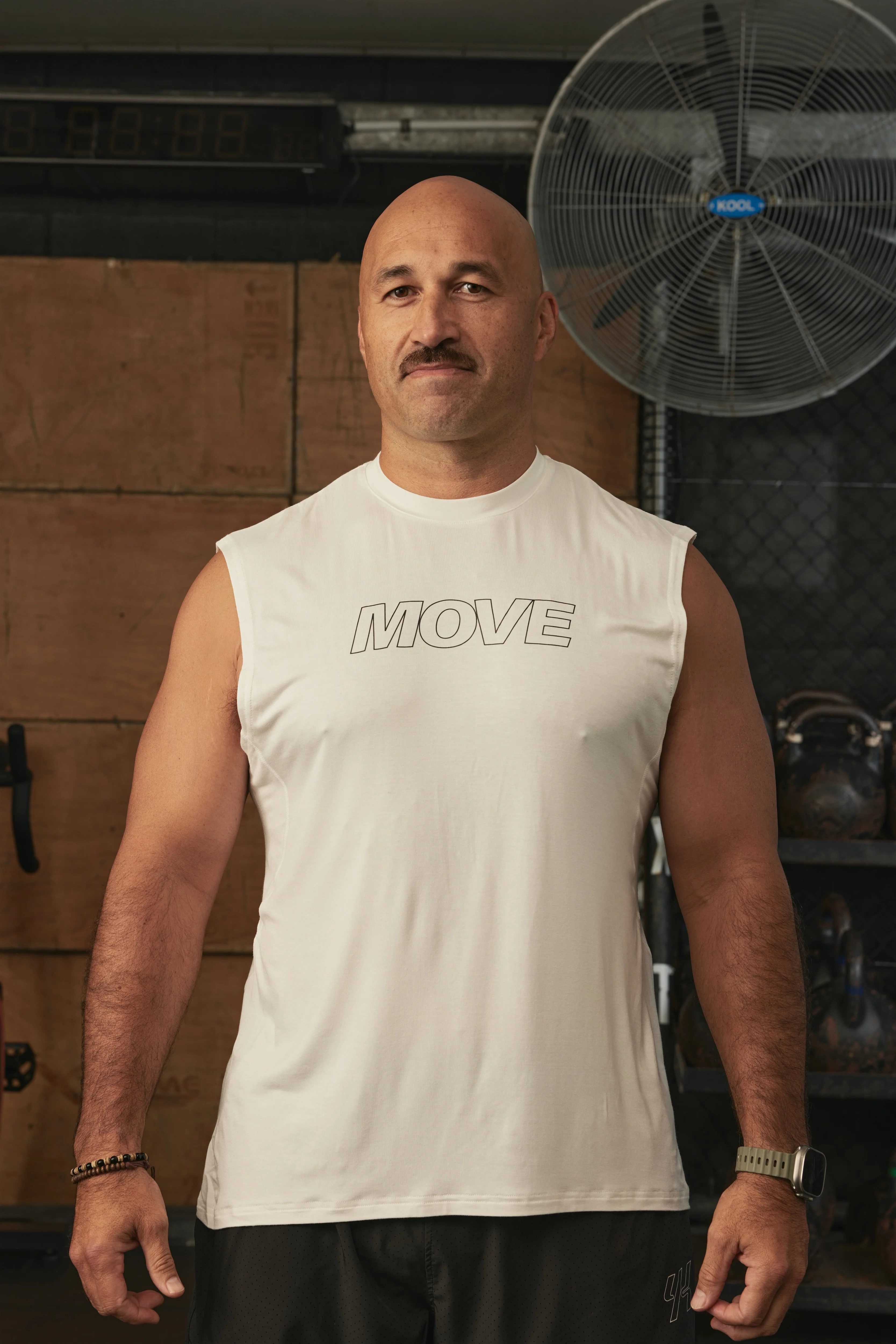 YK Move Flow Tank | White - Image 2