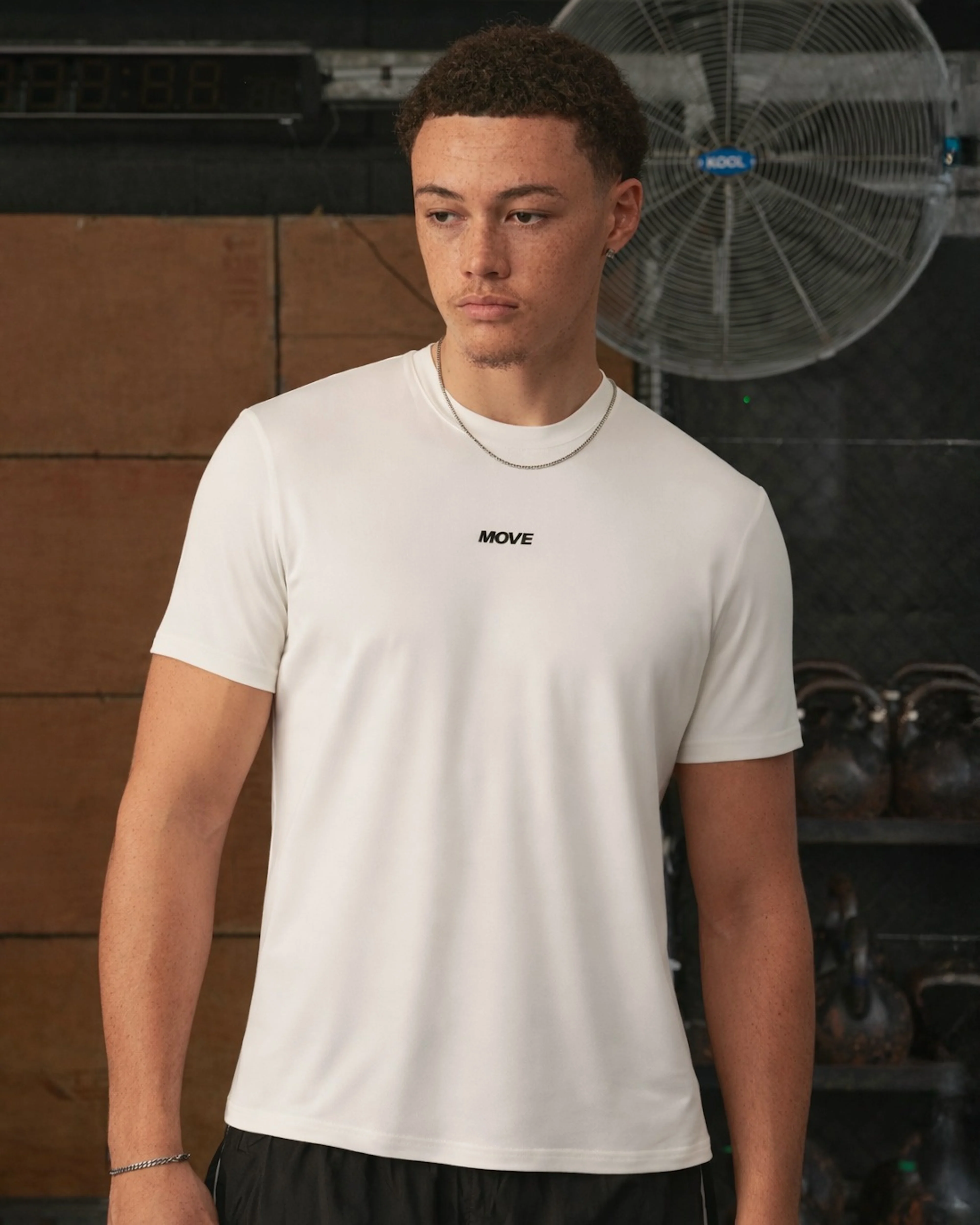 YK Move Flow Tee | White - Image 2