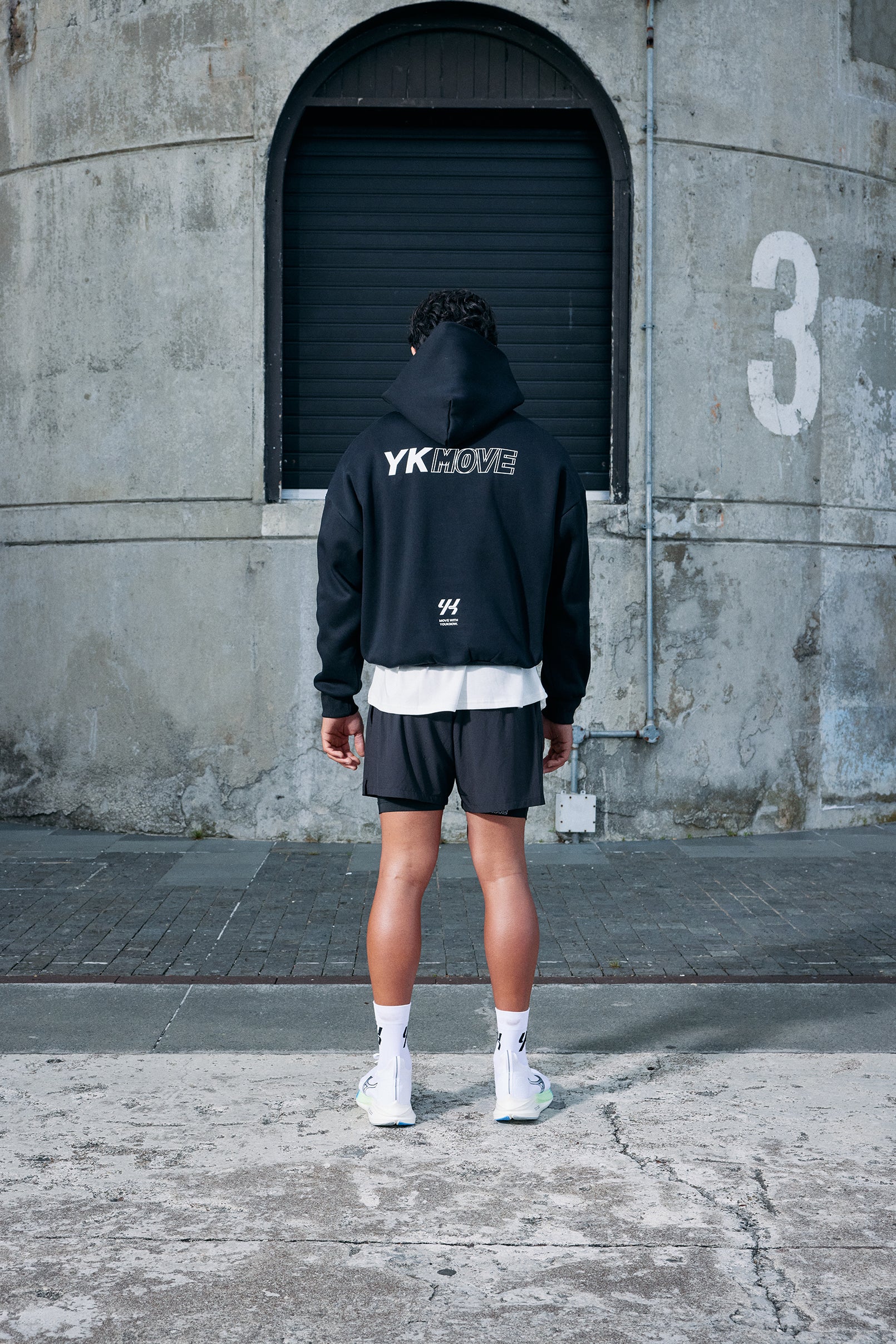YK Move Champion Hoodie | Black - Image 4