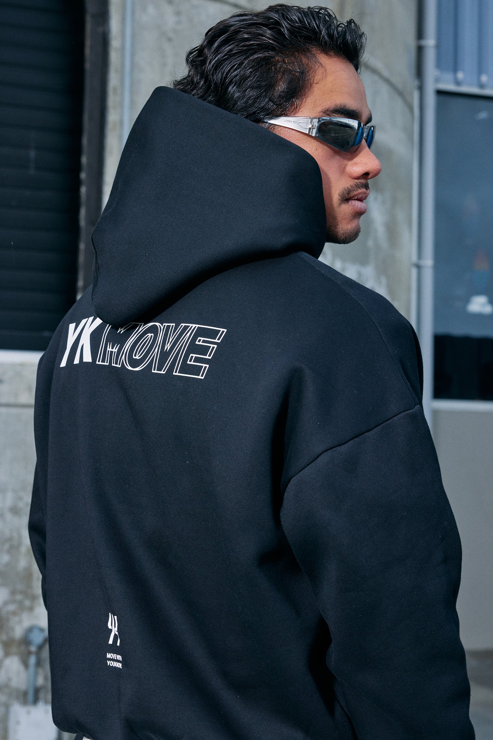 YK Move Champion Hoodie | Black - Image 5