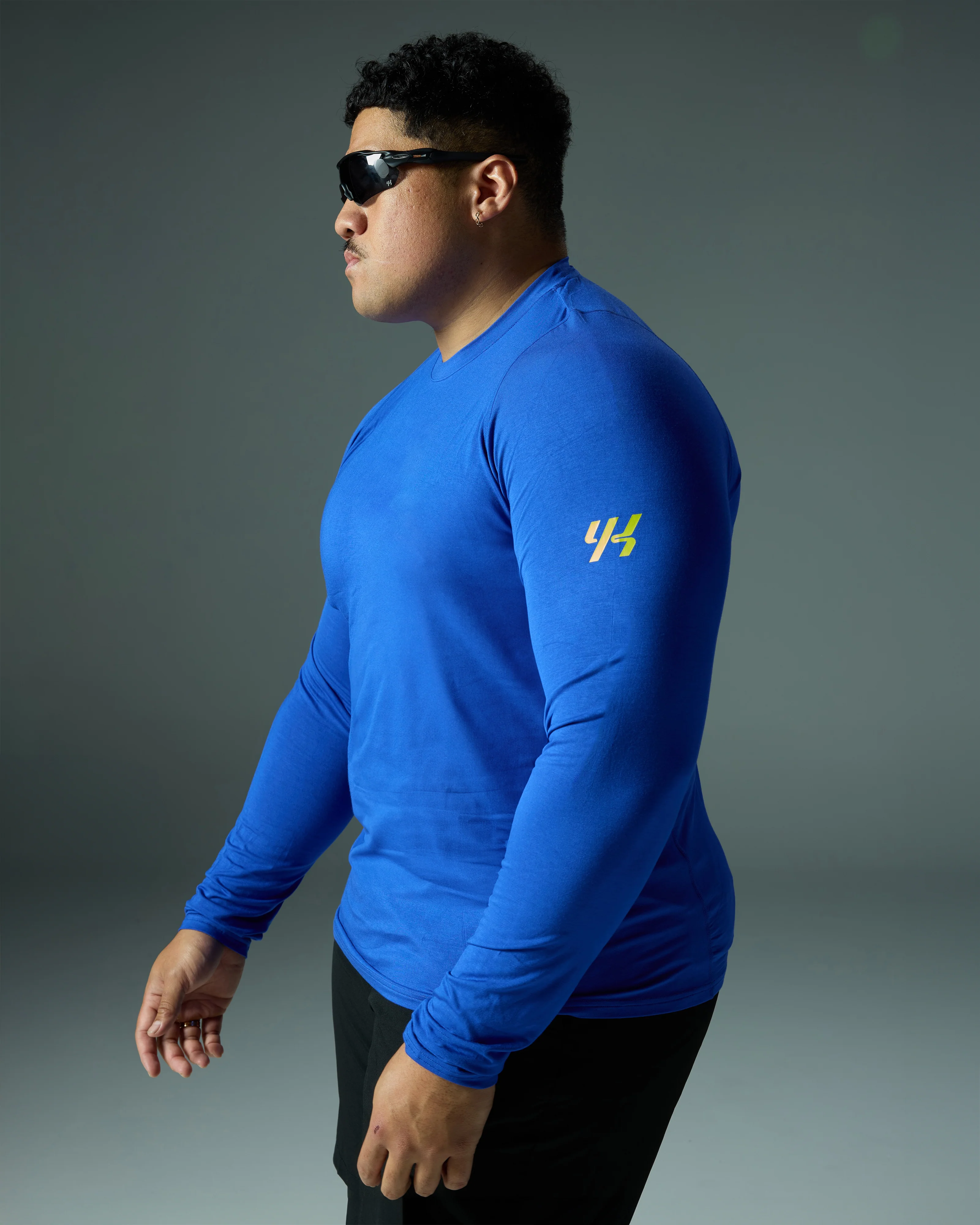 YK Move Flow Longsleeve | Admiral Blue - Image 4