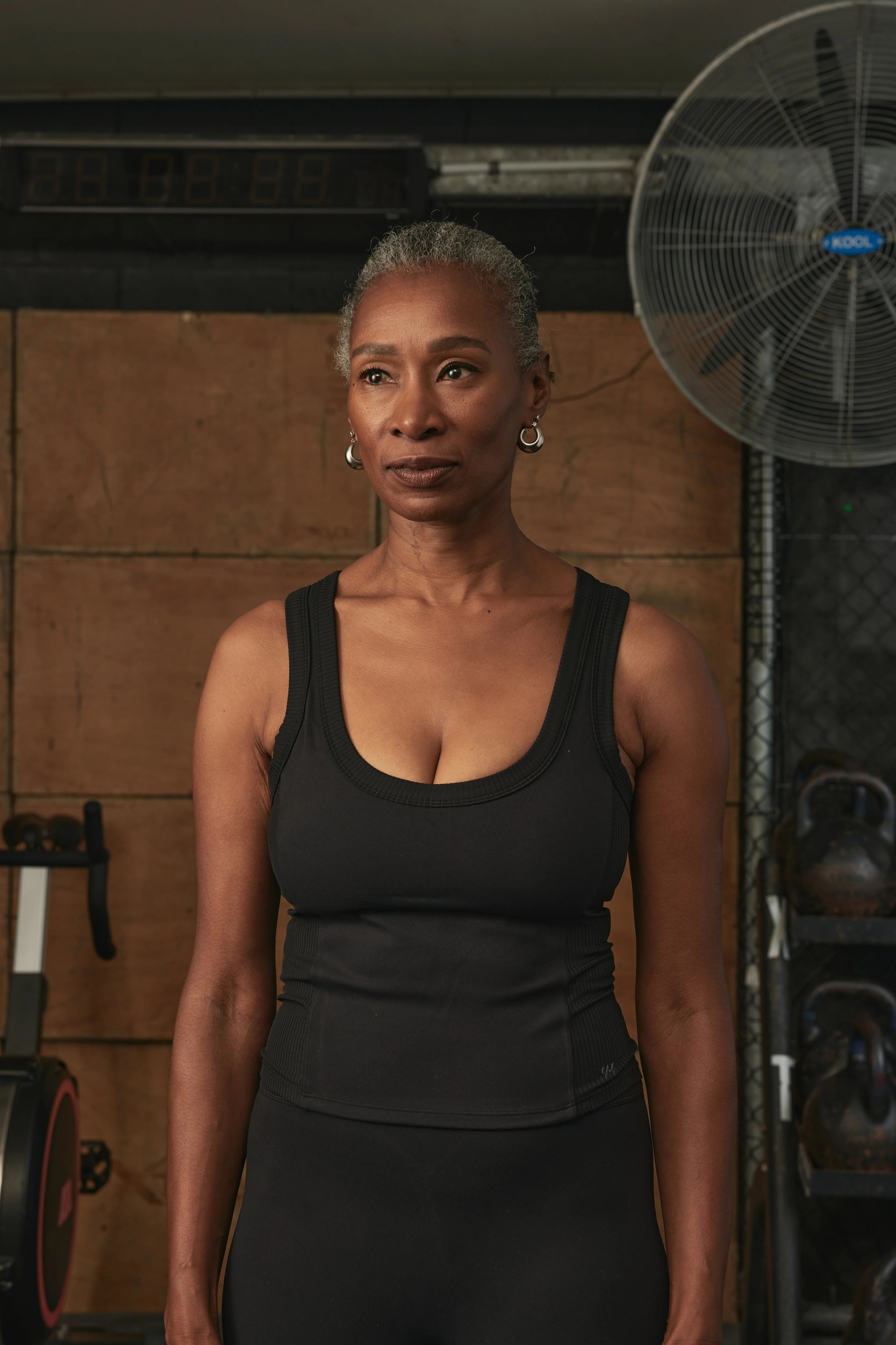 YK Move Ribbed Panel Tank | Black - Image 5